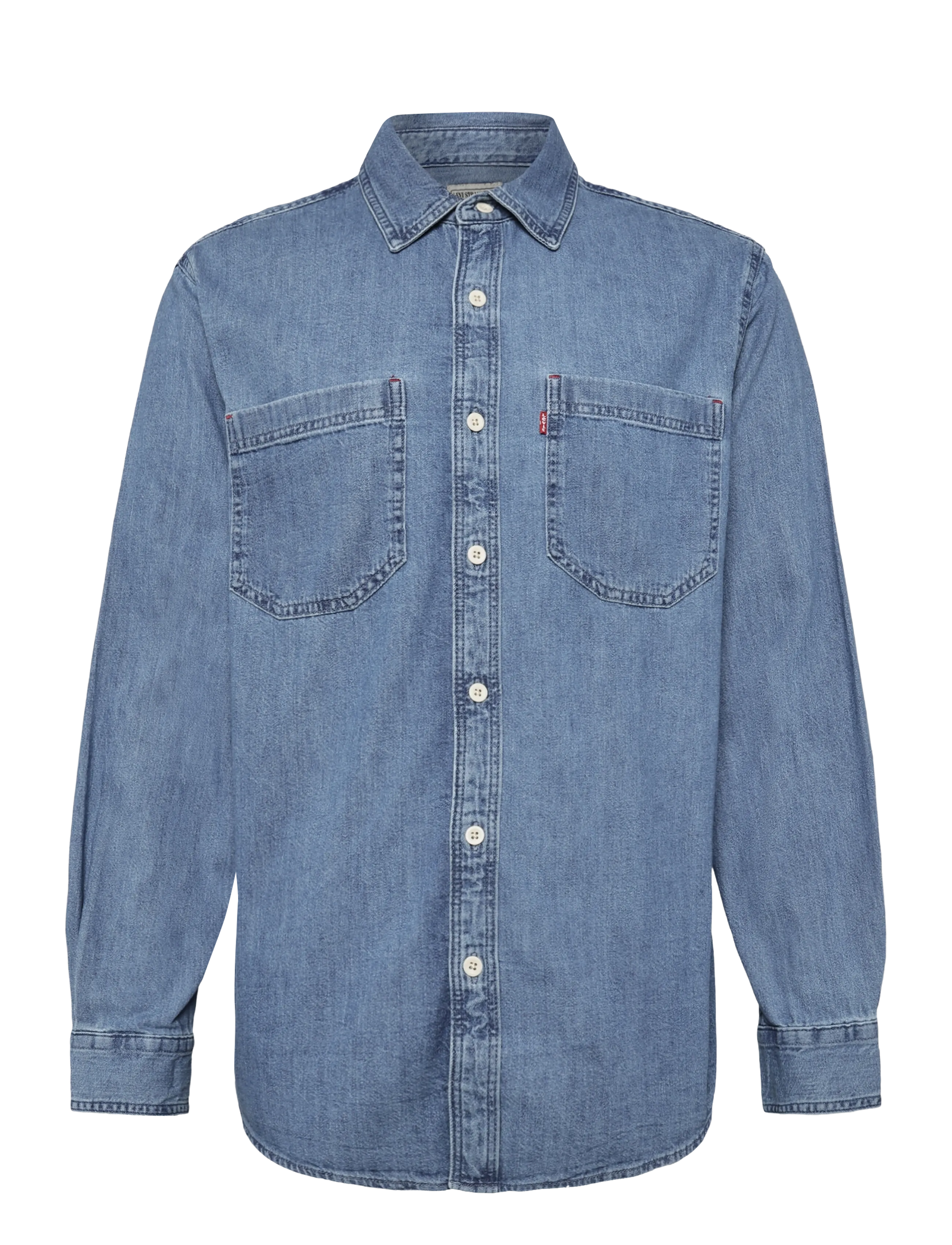 Levi's® MARIPOSA WORKER ANI MID WASH - Kleidung - MED INDIGO - FLAT FINISH / blue
