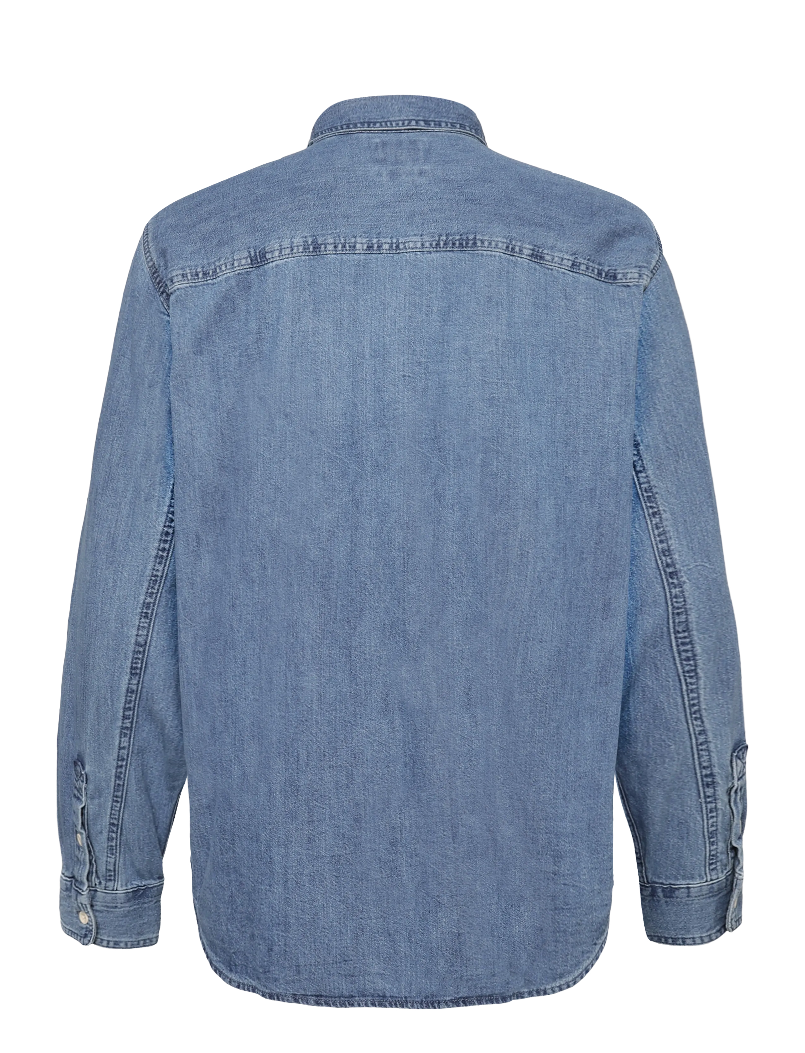 Levi's® - MARIPOSA WORKER ANI MID WASH - jeanshemden - med indigo - flat finish - 1