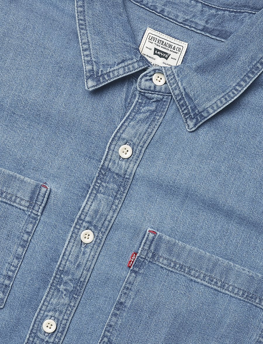 Levi's® - MARIPOSA WORKER ANI MID WASH - jeanshemden - med indigo - flat finish - 2