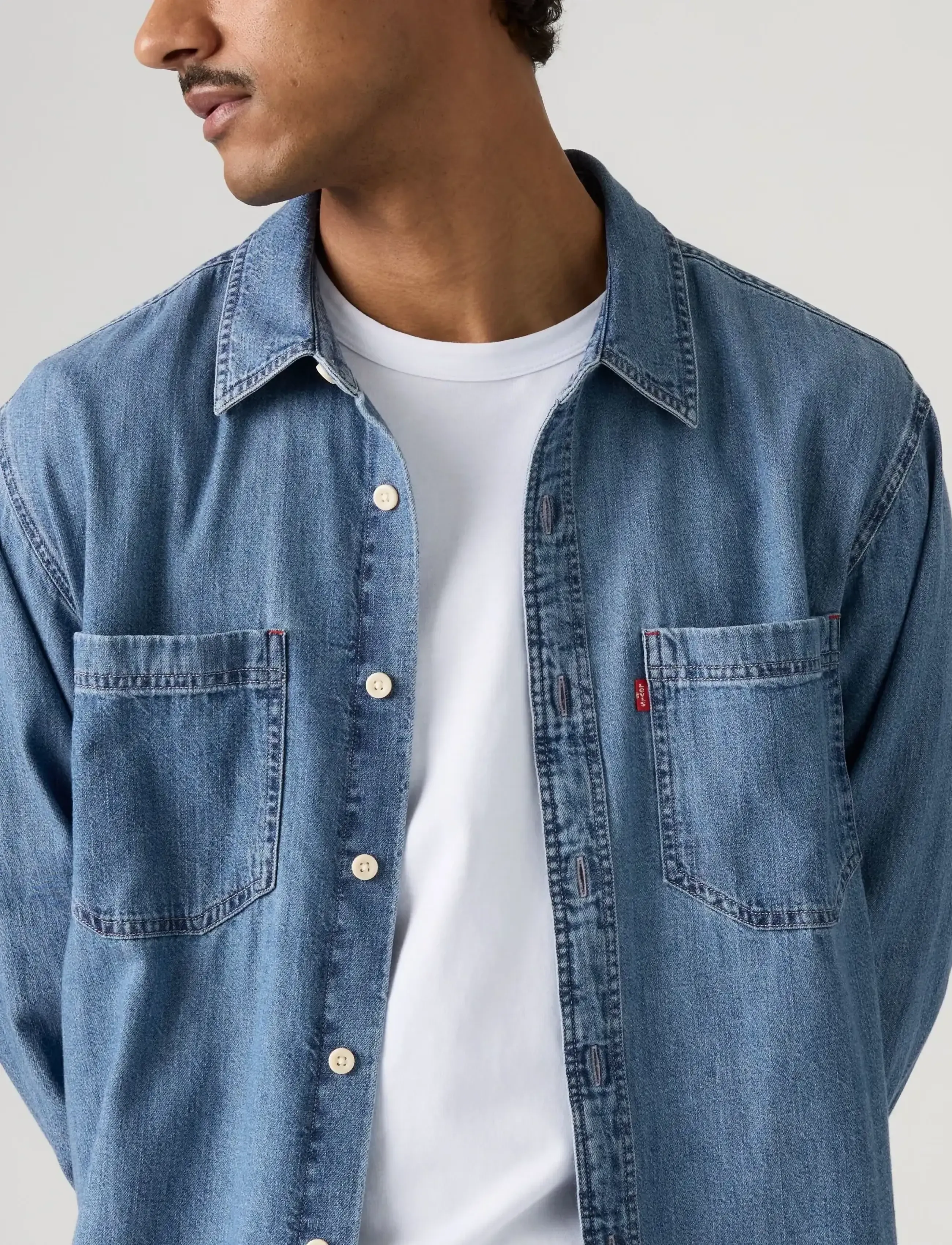 Levi's® - MARIPOSA WORKER ANI MID WASH - julklappar under 1000kr - med indigo - flat finishs - 3