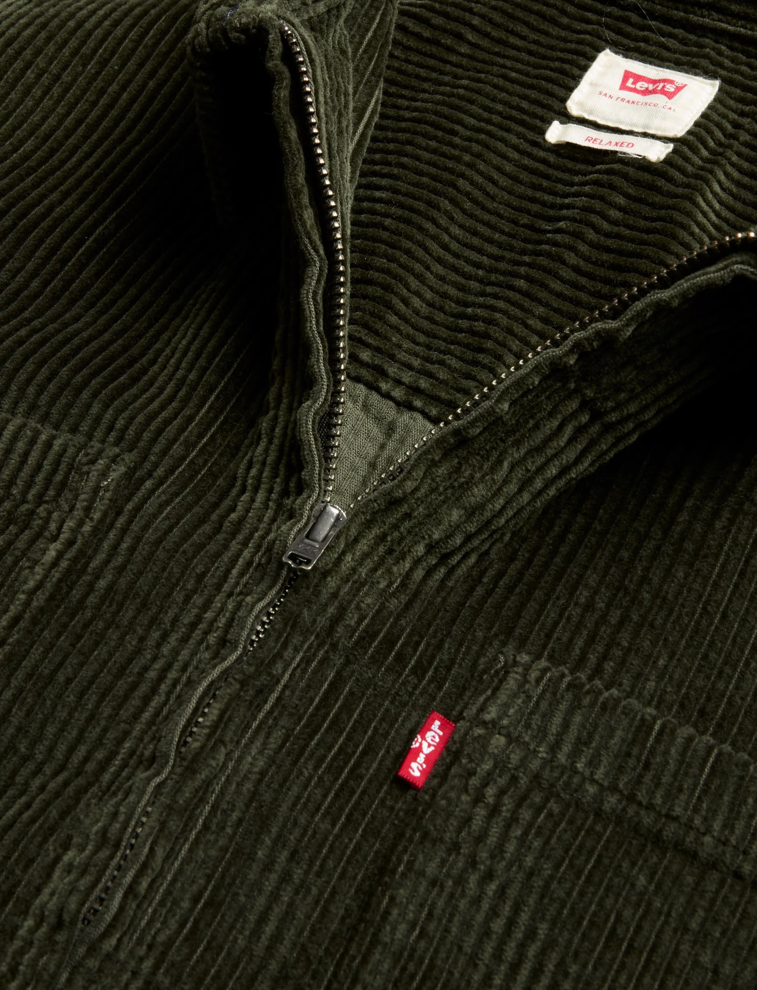 Levi's® - PORTS ZIP UP ROSIN - cordhemden - blacks - 2