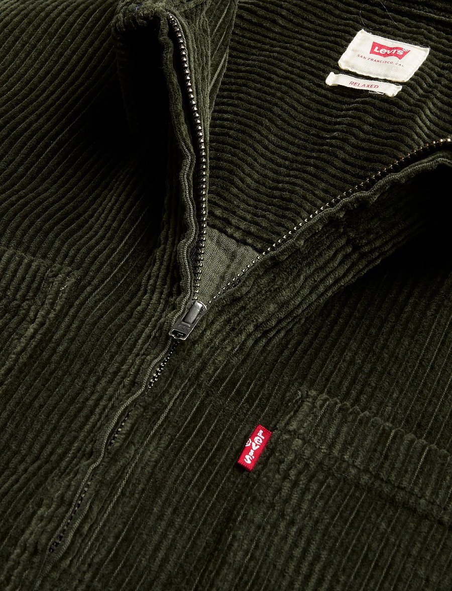 Levi's® - PORTS ZIP UP ROSIN - cordhemden - blacks - 2