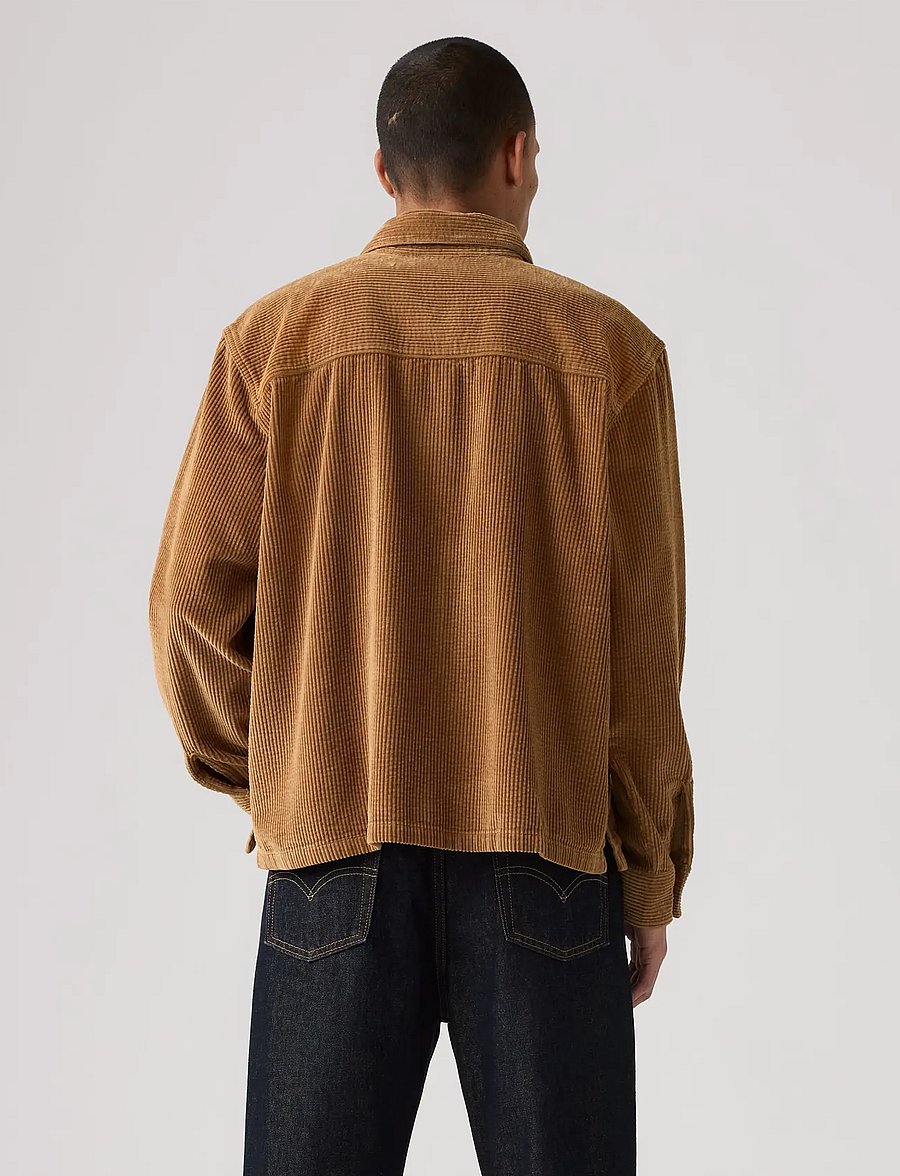 Levi's® - PORTS BOXY ZIP UP FOXTROT BROW - Überhemden - neutrals - 5