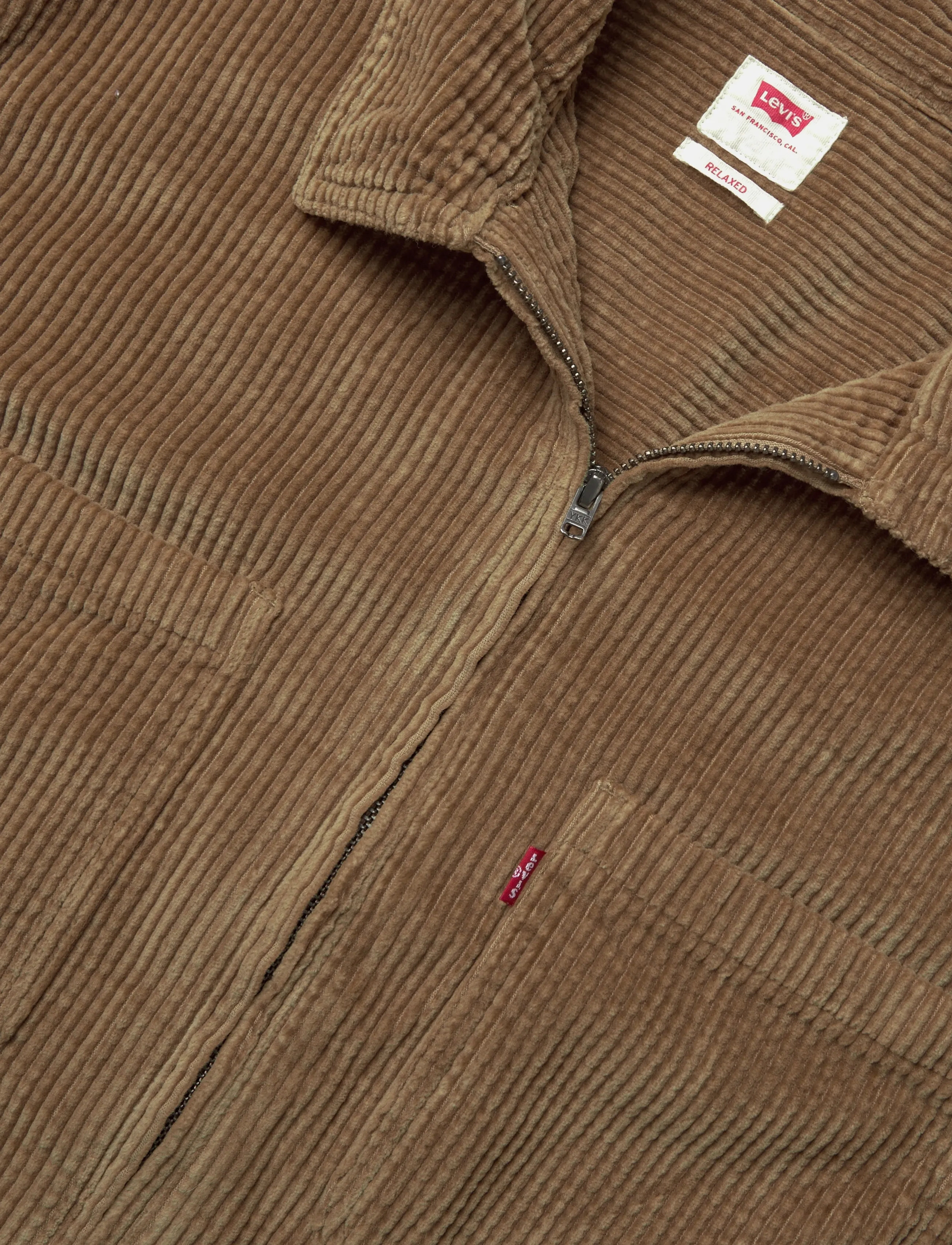 Levi's® - PORTS BOXY ZIP UP FOXTROT BROW - neutrals - 2