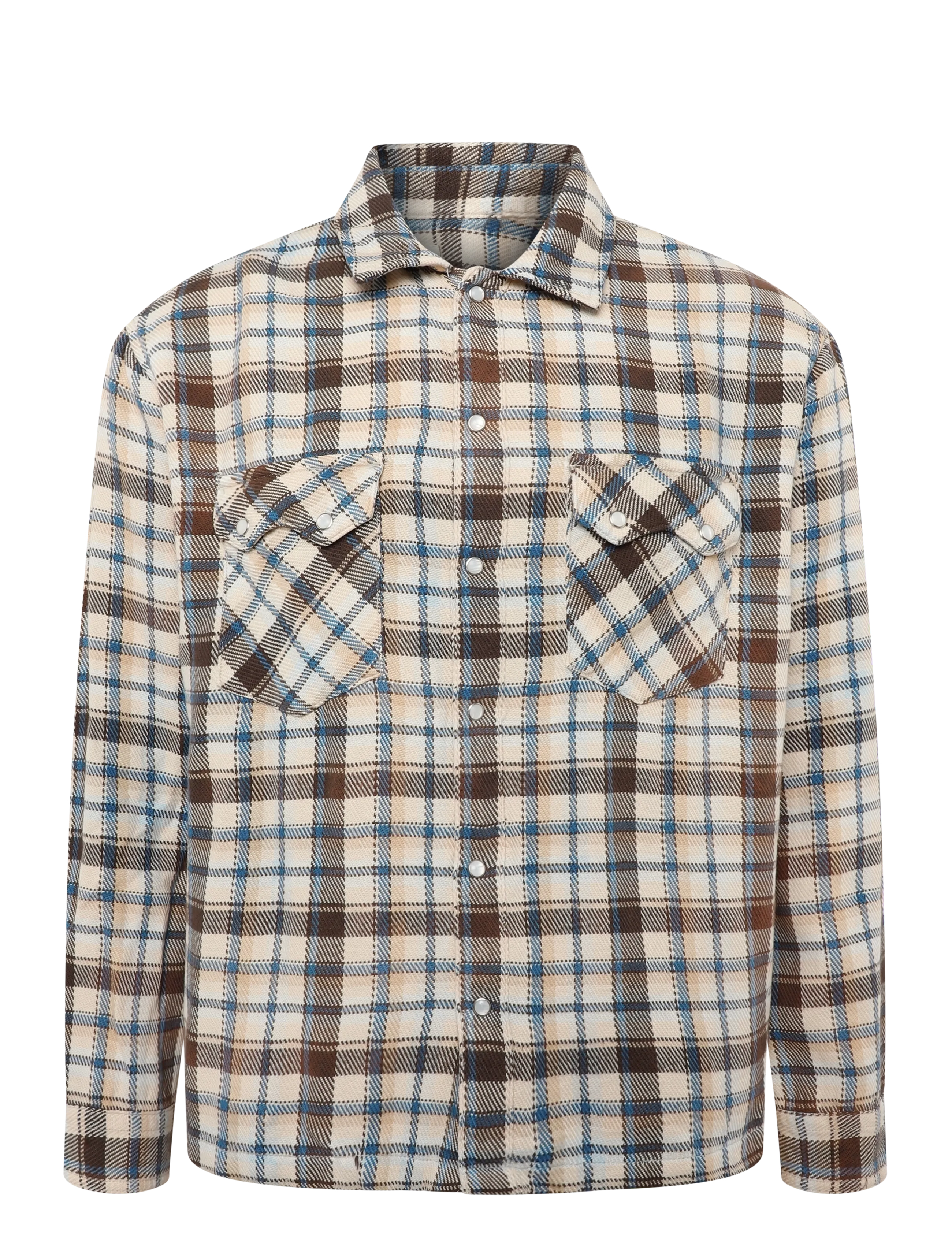 Levi's® LS BOXY WESTERN TANNER PLAID W - Hemden - MULTI-COLOR / cream