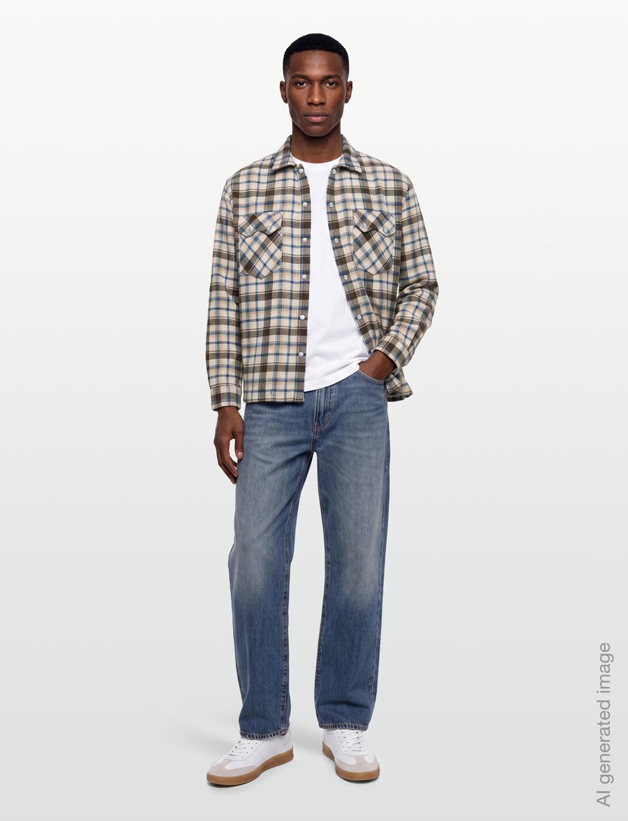 Levi's® - LS BOXY WESTERN TANNER PLAID W - flanellskjortor - multi-color - 0