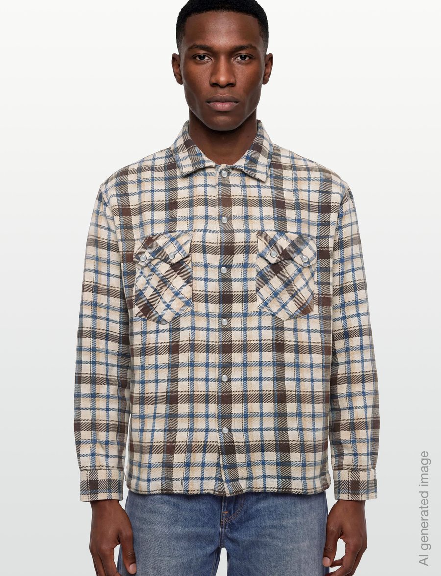 Levi's® - LS BOXY WESTERN TANNER PLAID W - flanellskjortor - multi-color - 3