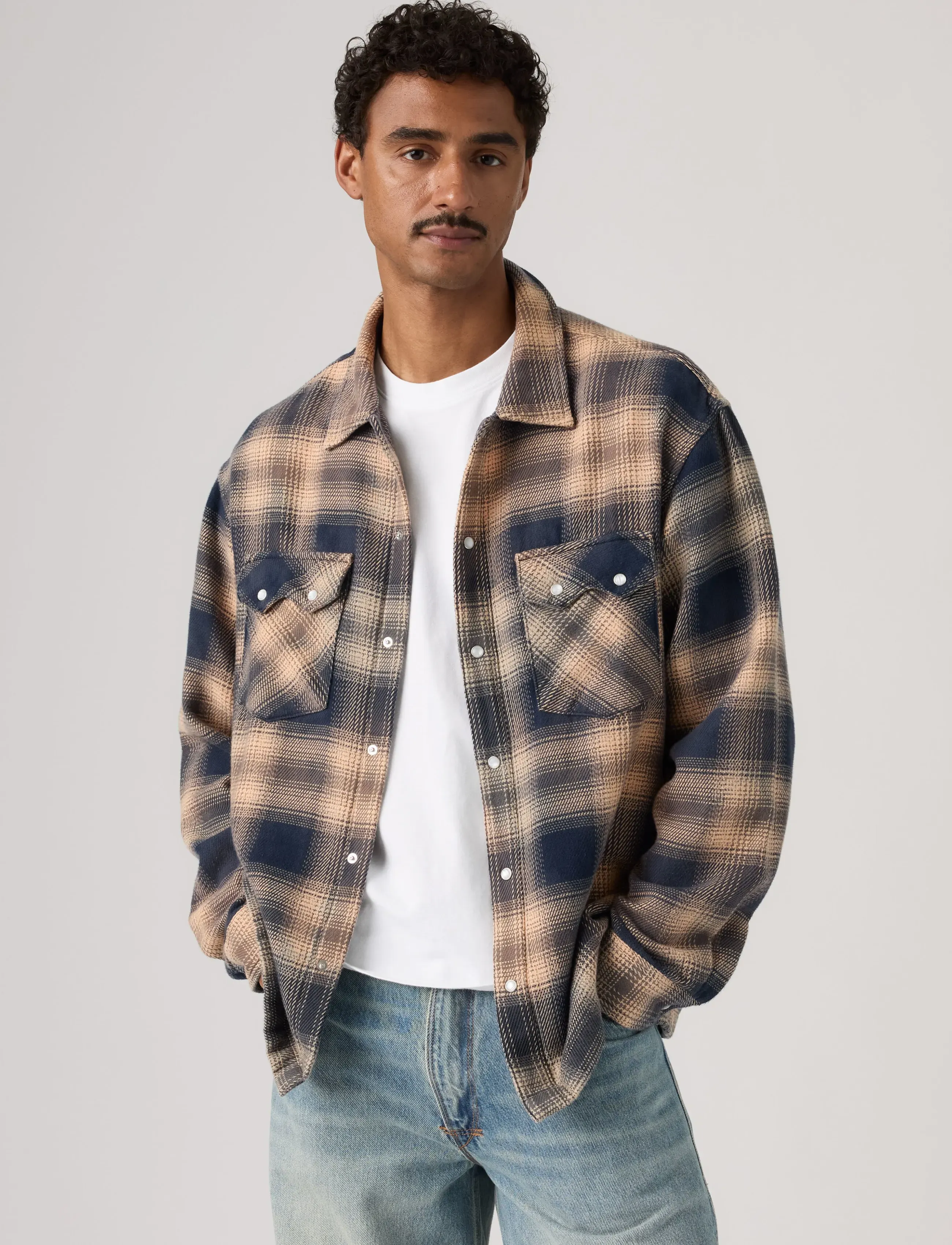 Levi's® - LS BOXY WESTERN PIER 89 PLAID - julklappar under 1000kr - multi-colors - 0