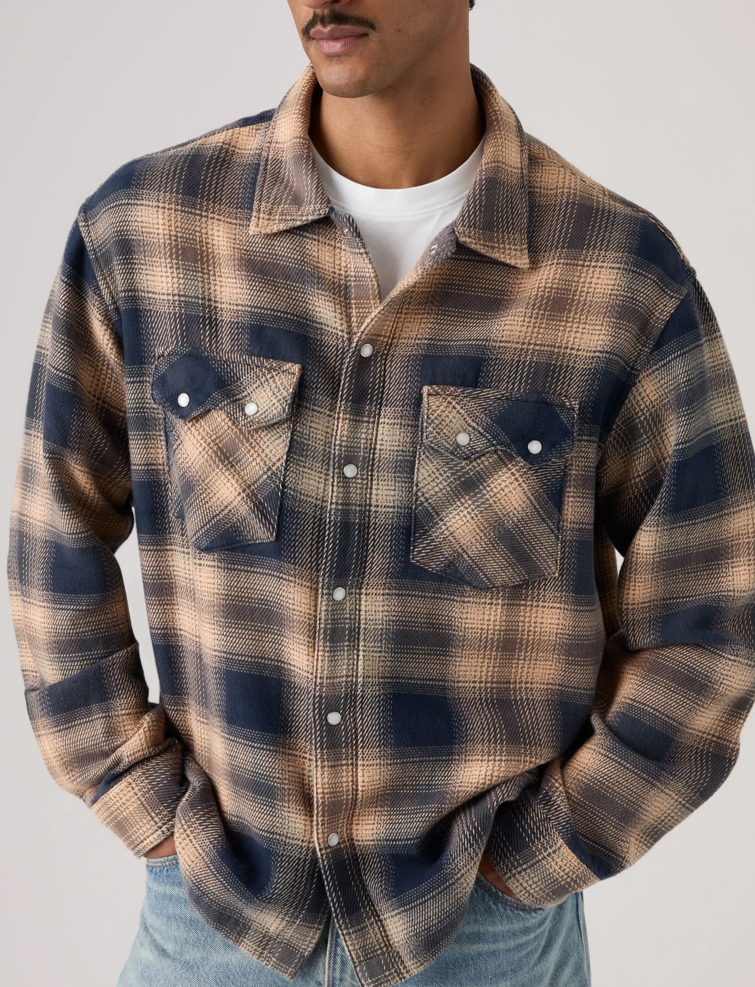 Levi's® - LS BOXY WESTERN PIER 89 PLAID - julklappar under 1000kr - multi-colors - 3