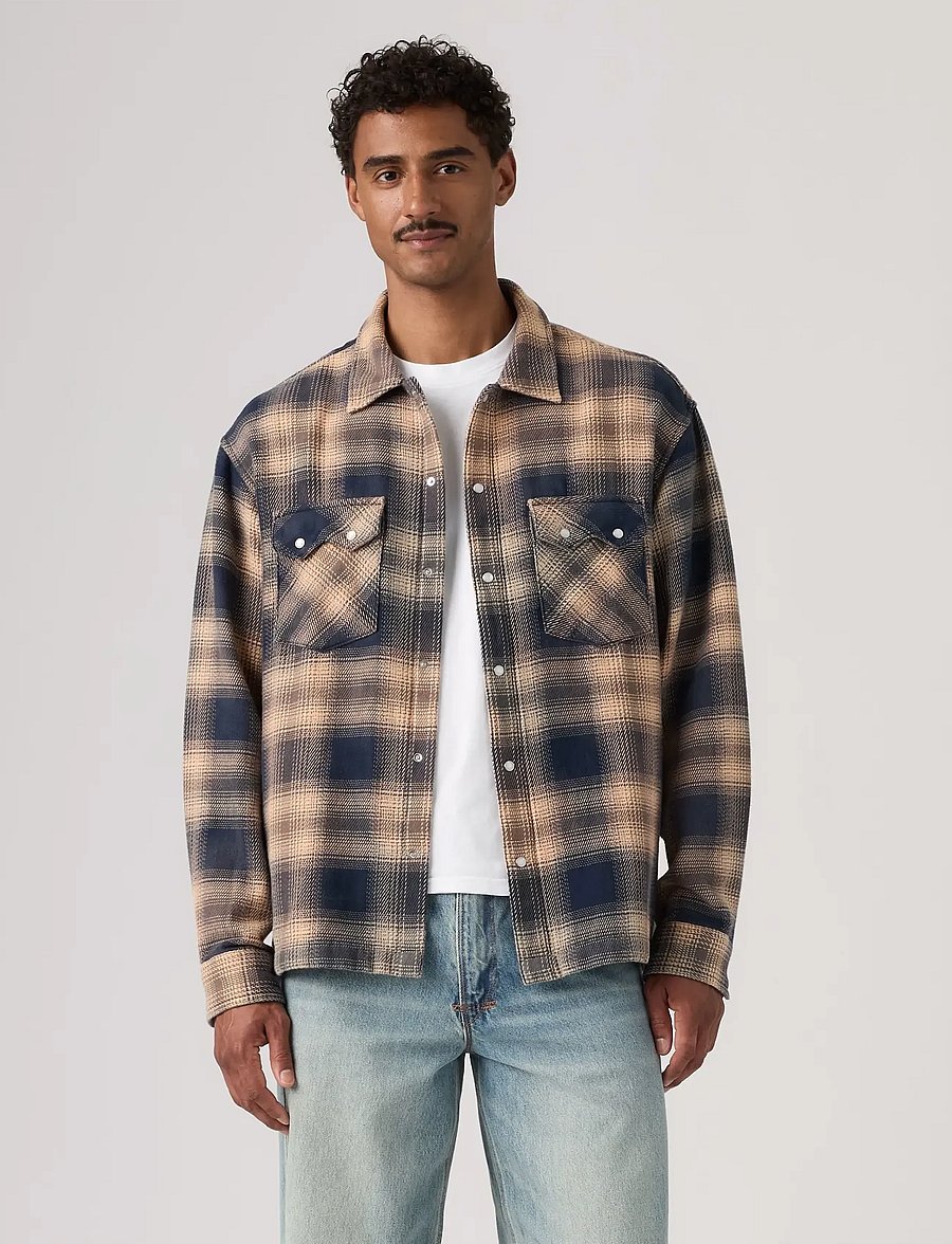 Levi's® - LS BOXY WESTERN PIER 89 PLAID - flannel-skjorter - multi-colors - 4