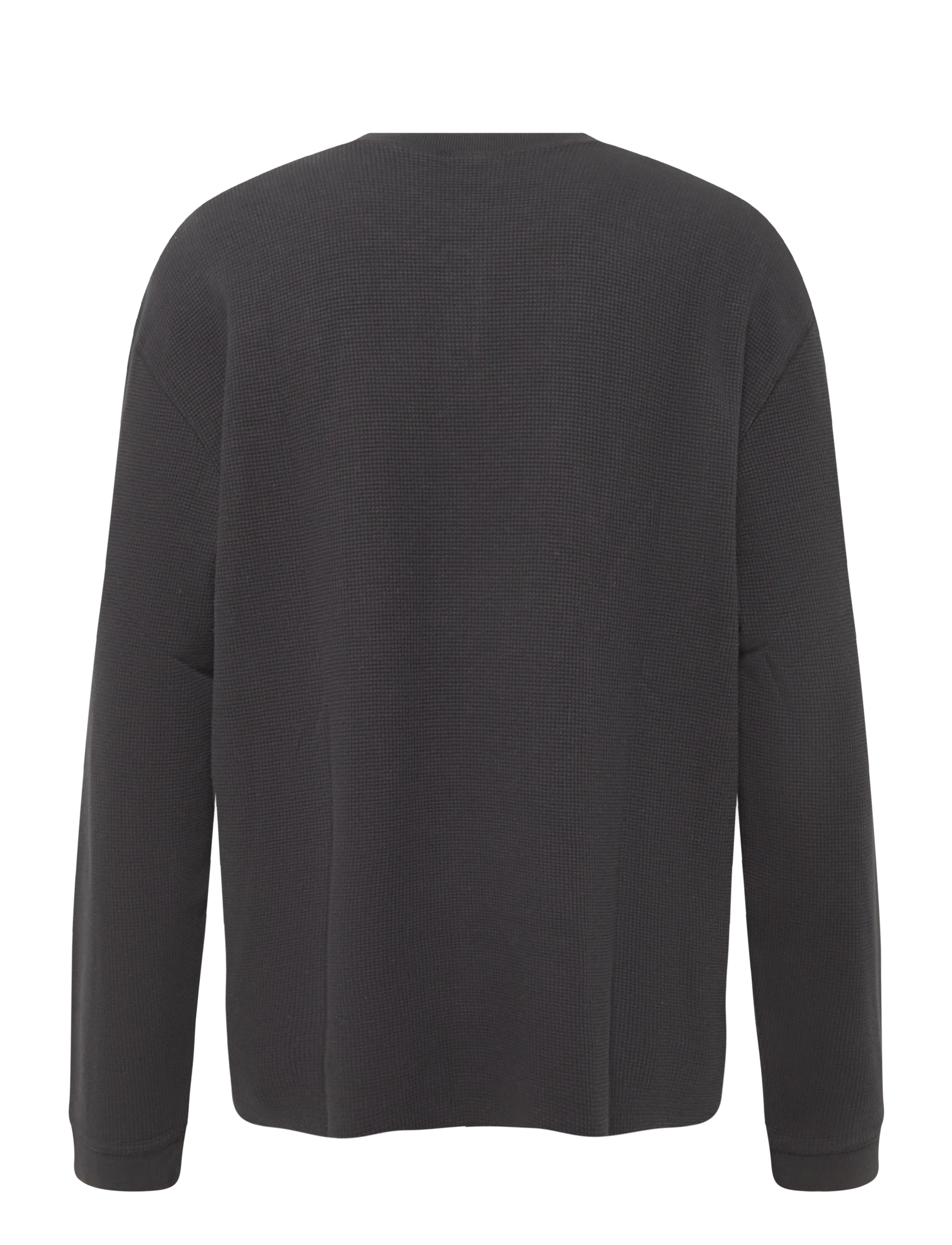 Levi's® - LS RLX BUTTON HENLEY MINERAL B - long-sleeved t-shirts - blacks - 2