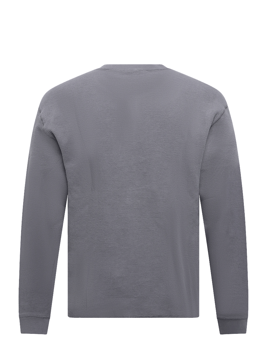 Levi's® - LS RLX BUTTON HENLEY SMOKED PE - langärmelige t-shirts - greys - 2