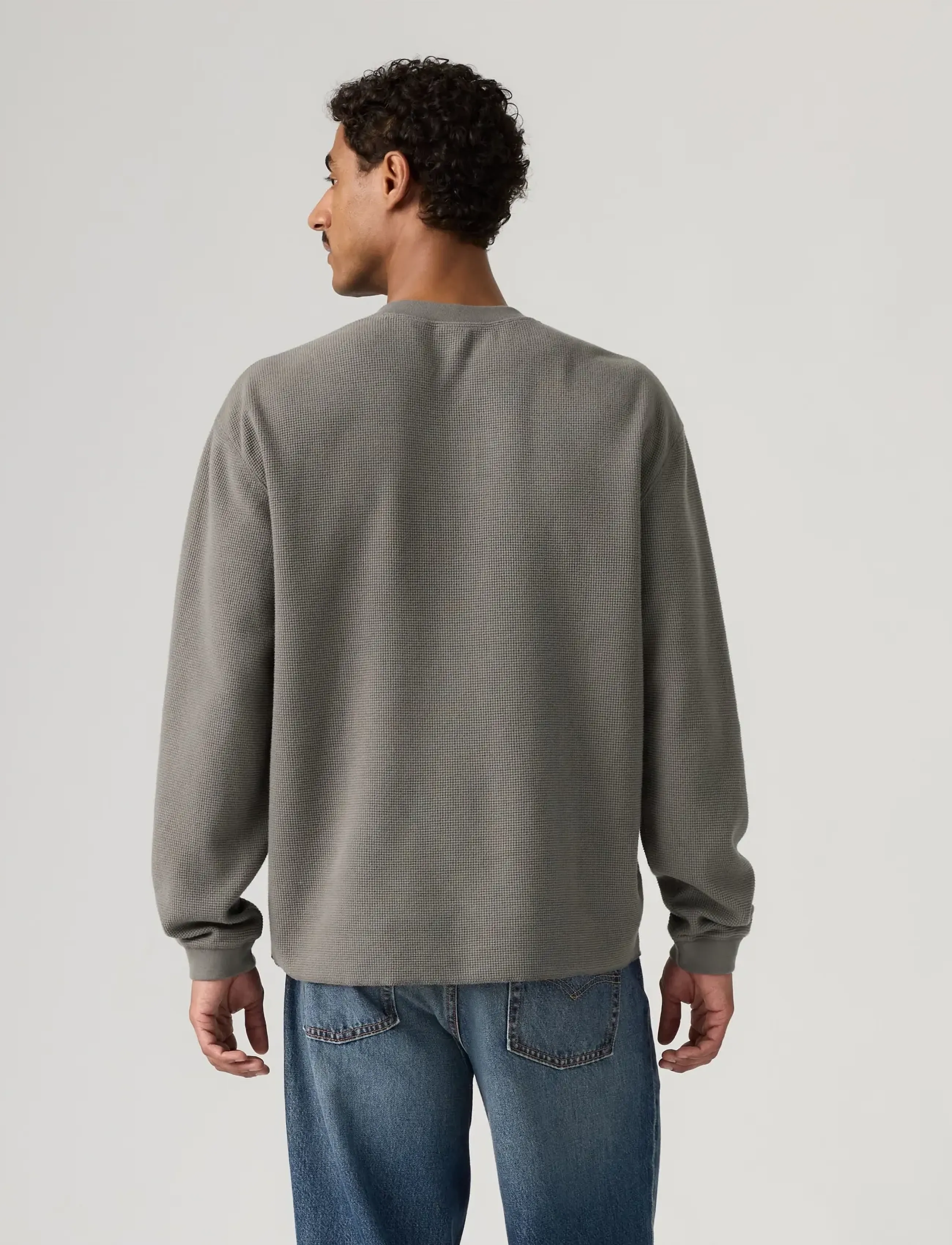 LEVIS ® Ls Rlx Button Henley Smoked Pe t-shirts herr – bild 3