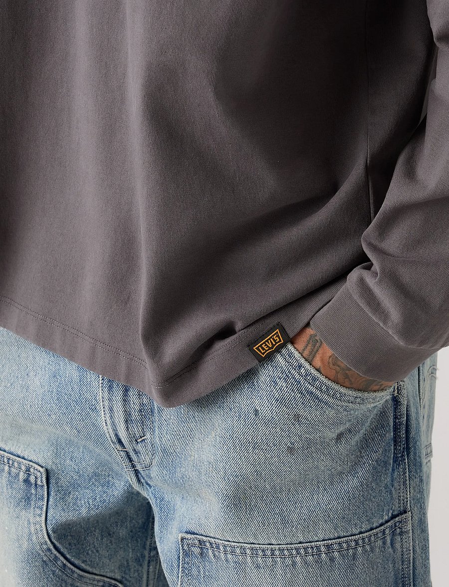 Levi's® - LS WORKWEAR TEE VOLCANIC GLASS - pikkade varrukatega t-särgid - greys - 3