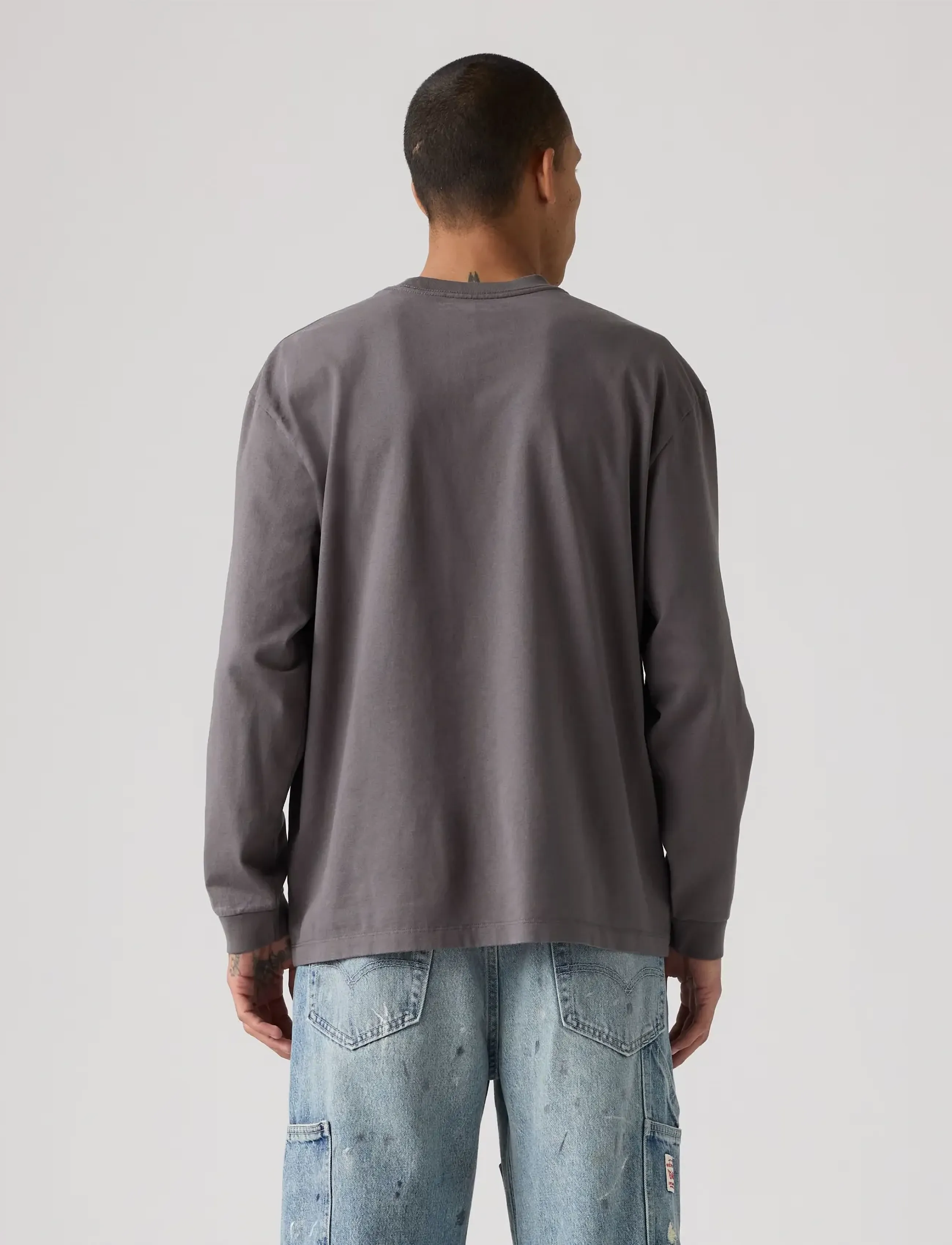 Levi's® - LS WORKWEAR TEE VOLCANIC GLASS - pikkade varrukatega t-särgid - greys - 5