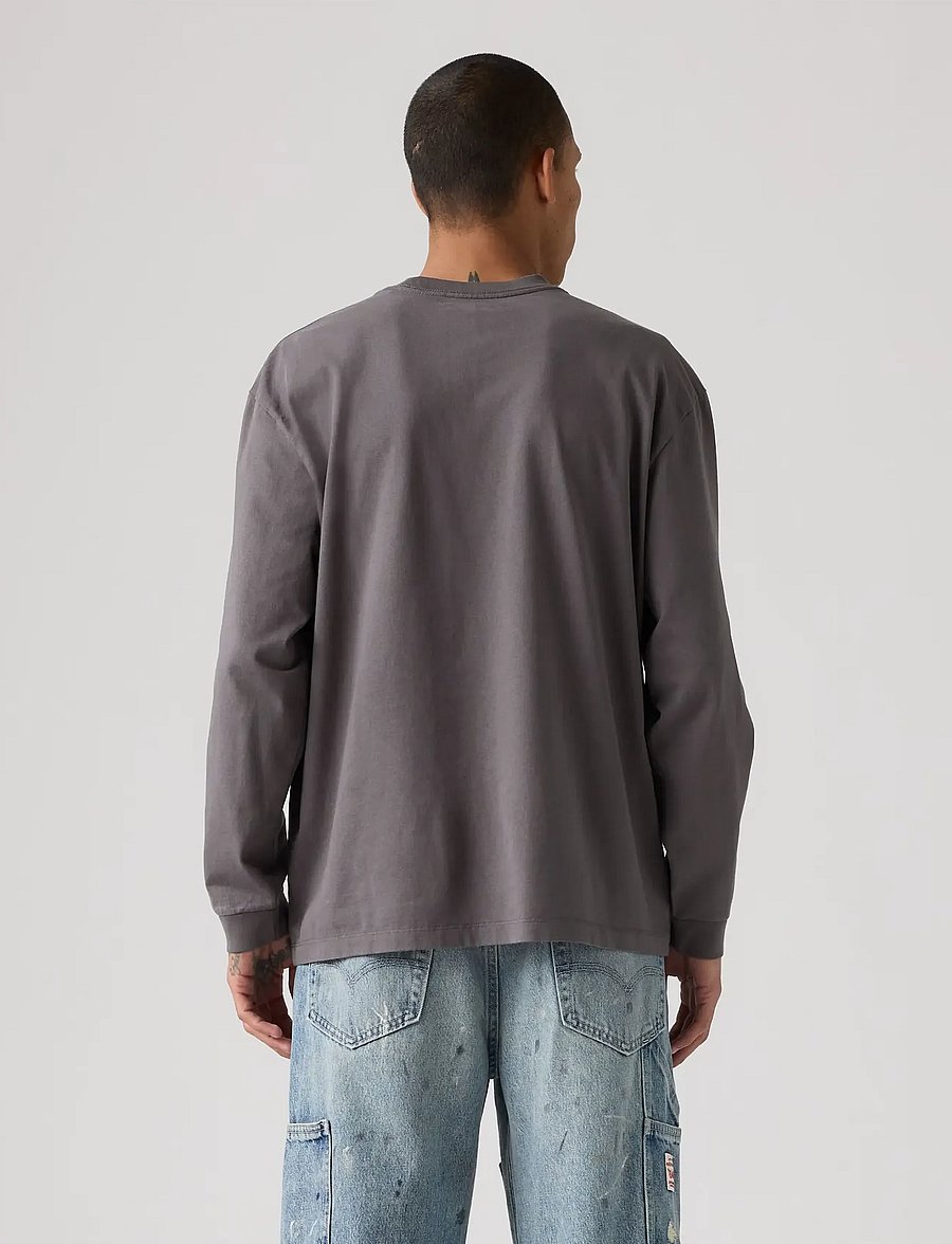Levi's® - LS WORKWEAR TEE VOLCANIC GLASS - pikkade varrukatega t-särgid - greys - 5