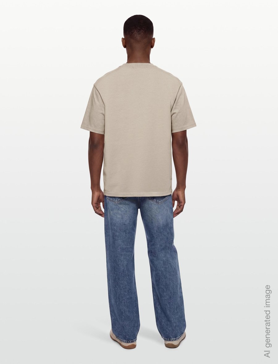Levi's® - SS WORKWEAR PKT TEE TRENCH COA - kurzärmelige t-shirts - neutrals - 4