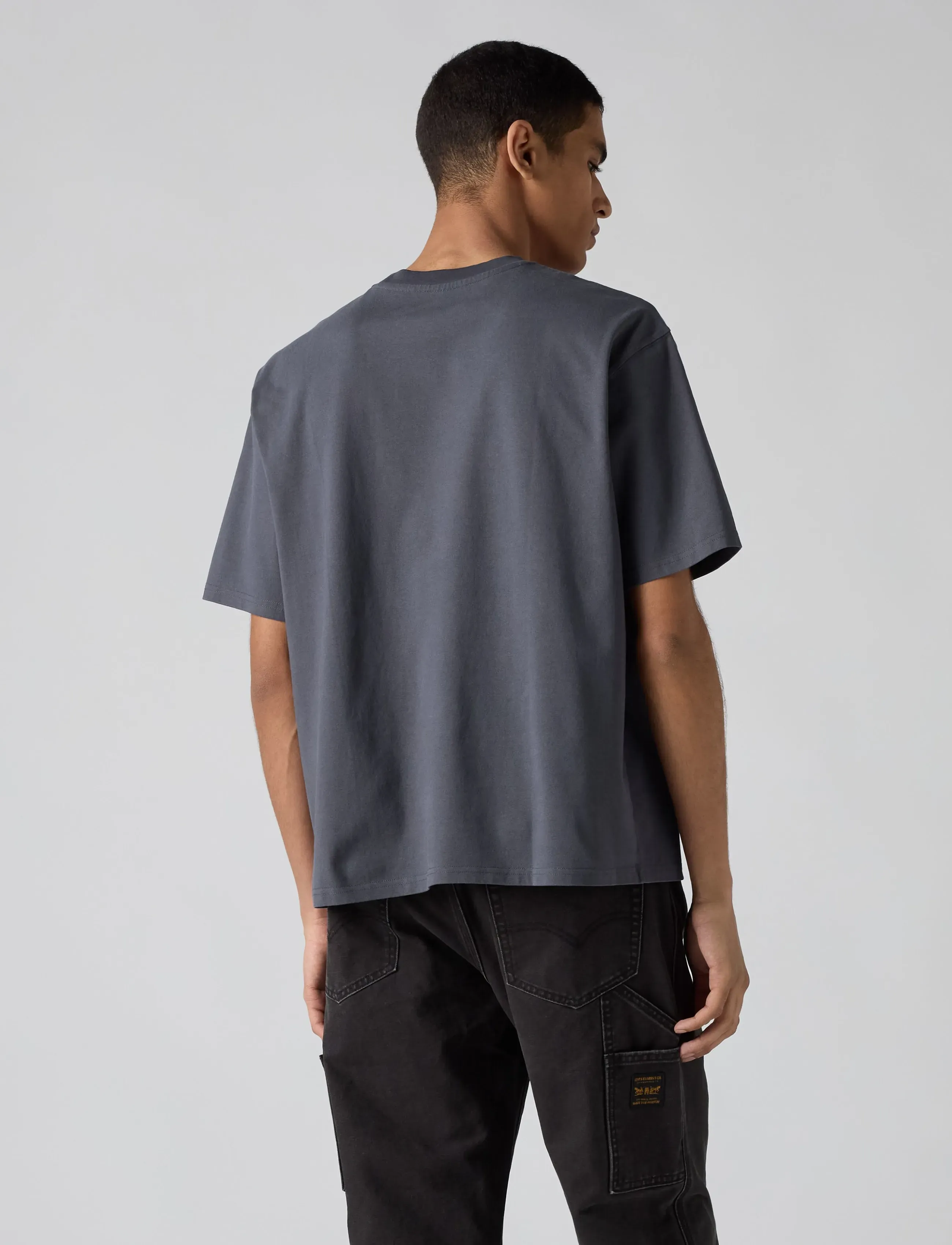 Levi's® - SS WORKWEAR PKT TEE PERISCOPE - efterårstøj - greys - 5