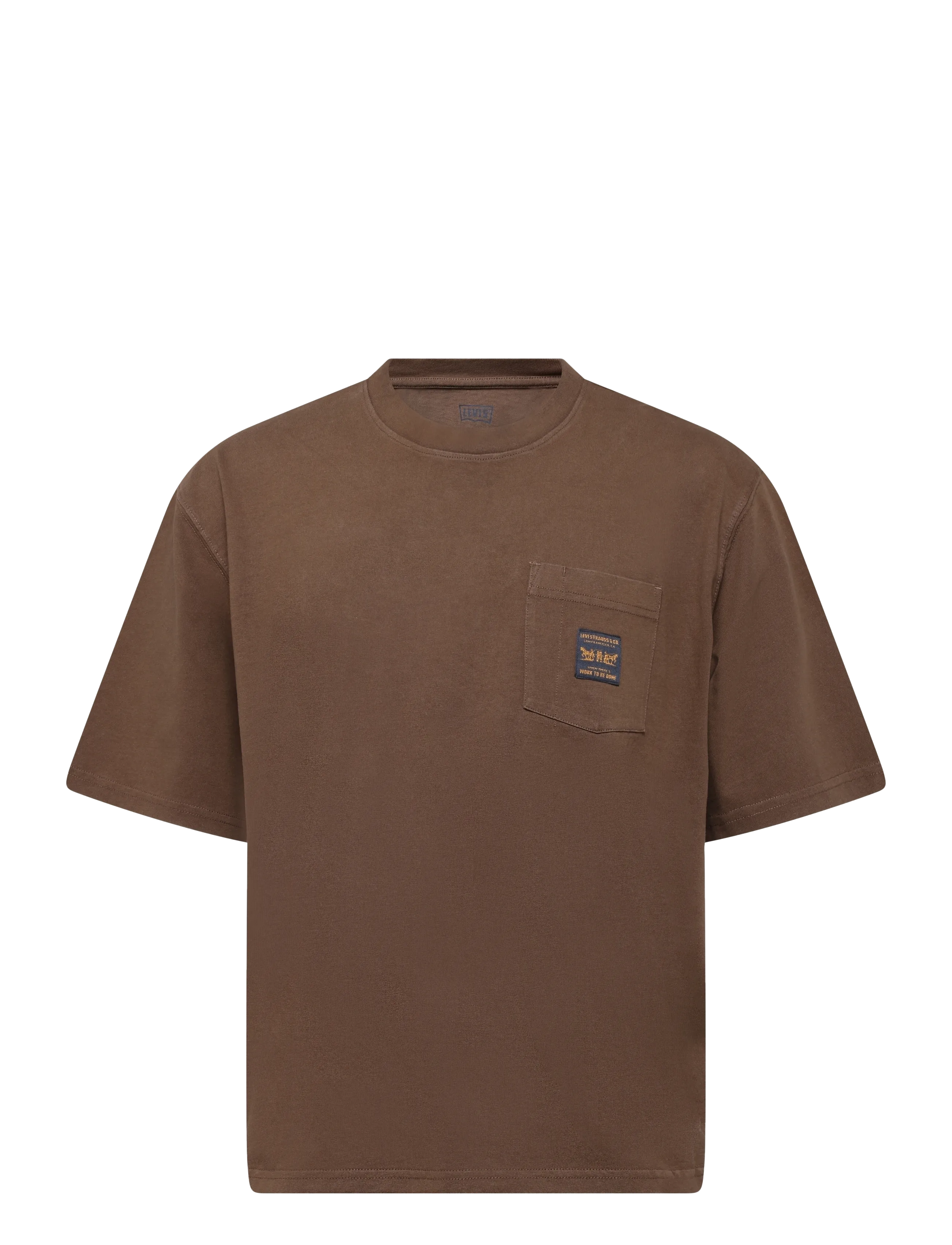 Ss Workwear Pkt Tee Desert Pal