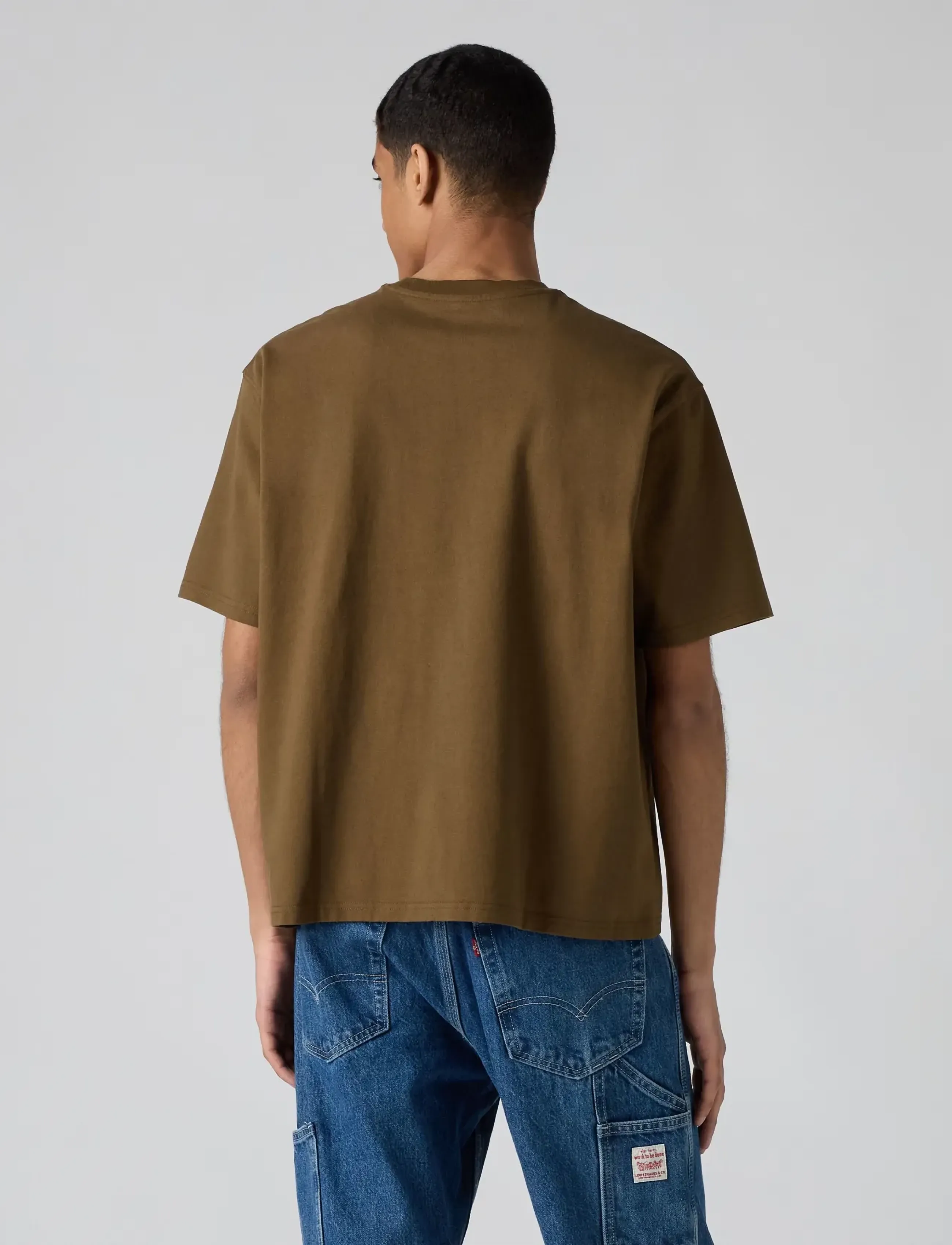 Levi's® - SS WORKWEAR PKT TEE DESERT PAL - t-shirts - neutrals - 5