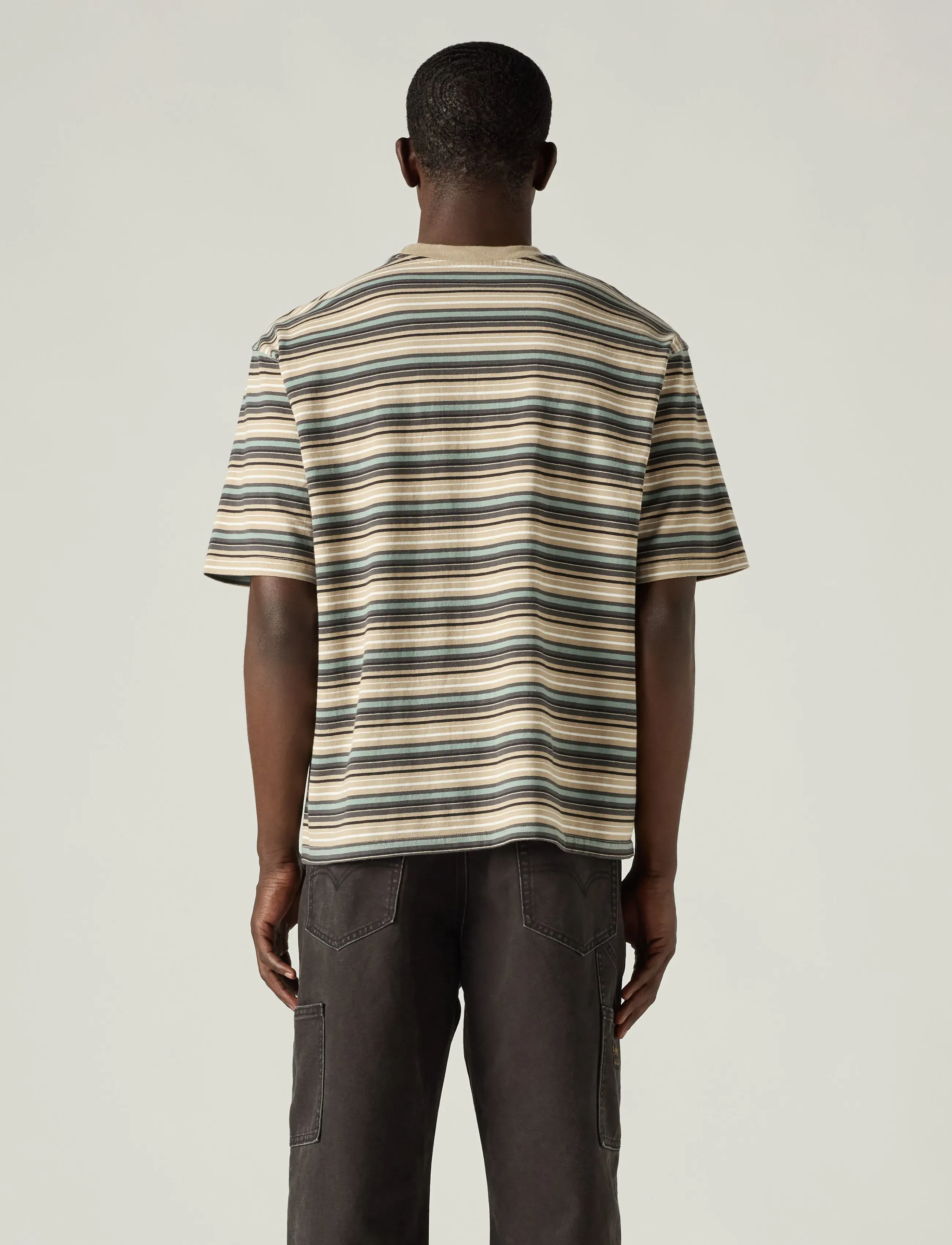 Levi's® - SS WORKWEAR PKT TEE JASON STRI - kortärmade t-shirts - multi-color - 4