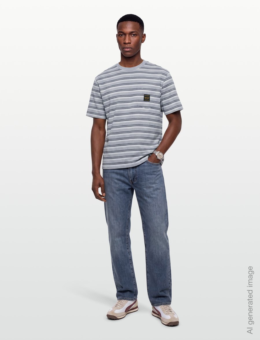 Levi's® - SS WORKWEAR PKT TEE PORTER STR - kortærmede t-shirts - multi-color - 0
