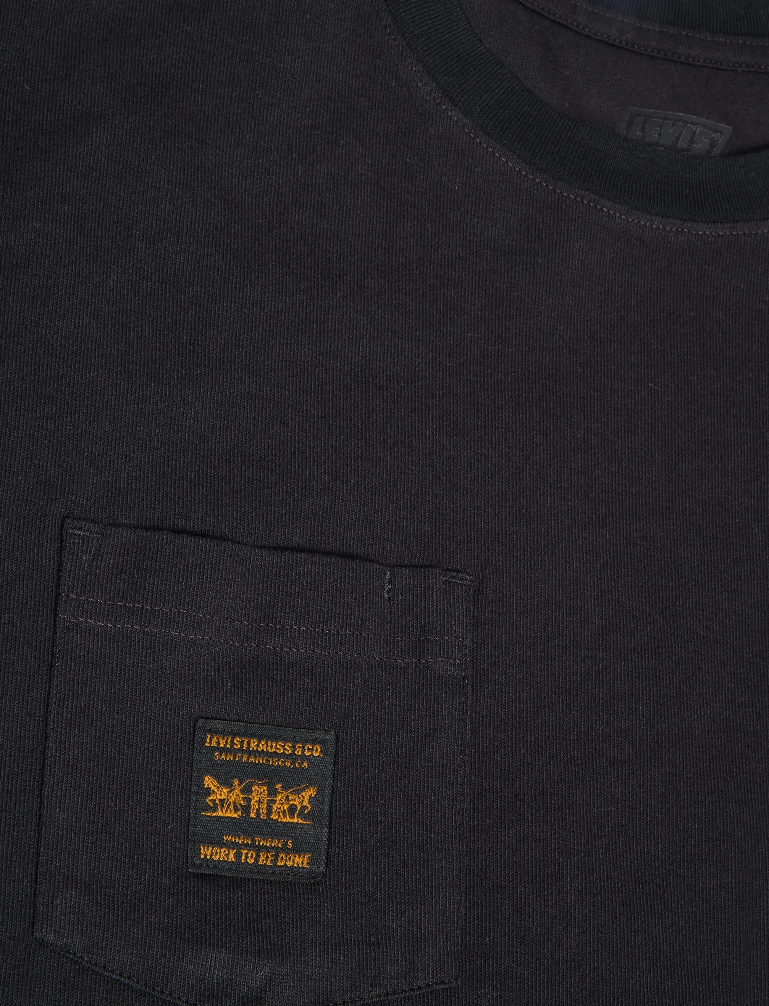 Levi's® - SS WORKWEAR PKT TEE JET BLACK - blacks - 2