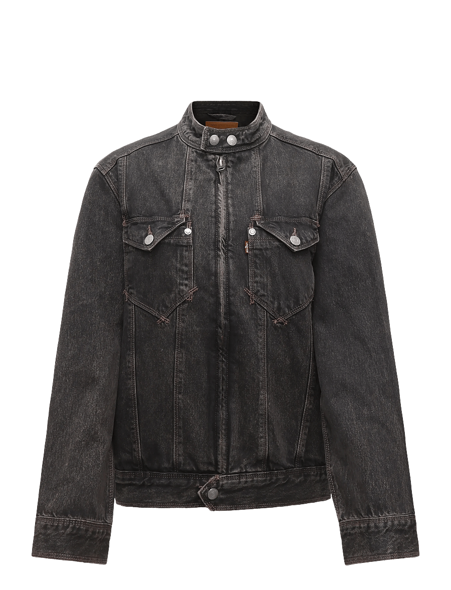 Levi's® - TWISTED MOTO JACKET MIDNIGHT T - ofodrade jeansjackor - blacks - 1