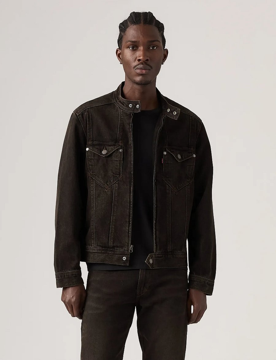 Levi's® - TWISTED MOTO JACKET MIDNIGHT T - ofodrade jeansjackor - blacks - 3