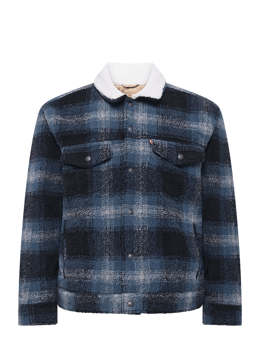 Levi's® - TYPE 3 EXT SHERPA TRUCKER MERL - winterjacken - greys - 1