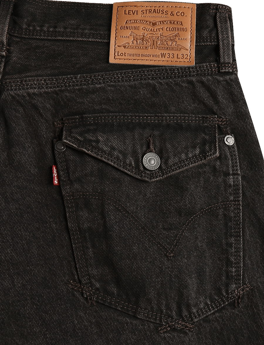 Levi's® - TWISTED BAGGY WIDE LEG MIDNIGH - weite jeans - blacks - 4