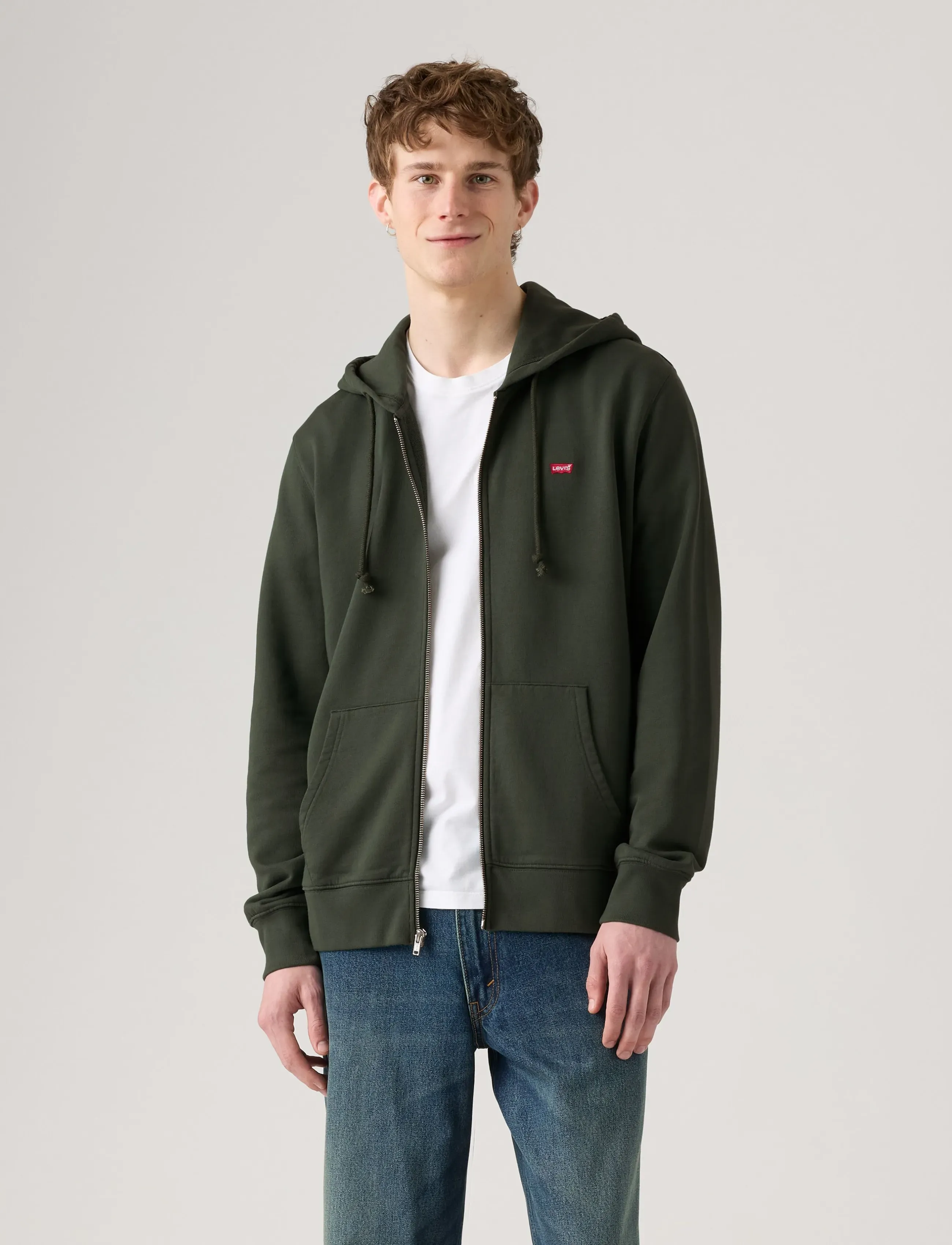 Levi's® - LSE_THE ORIGINAL HM ZIP UP DEE - hoodies - greens - 2