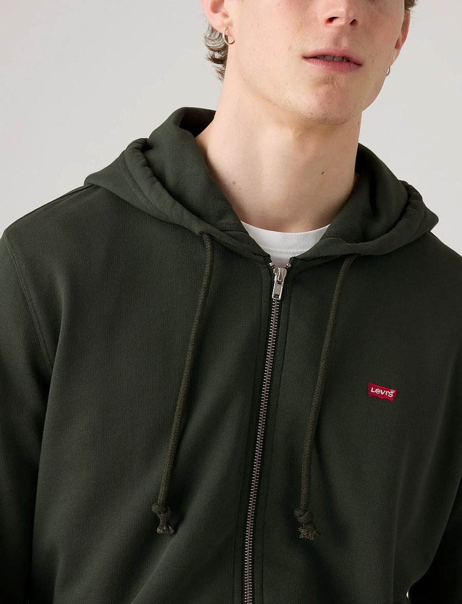 Levi's® - LSE_THE ORIGINAL HM ZIP UP DEE - hoodies - greens - 4