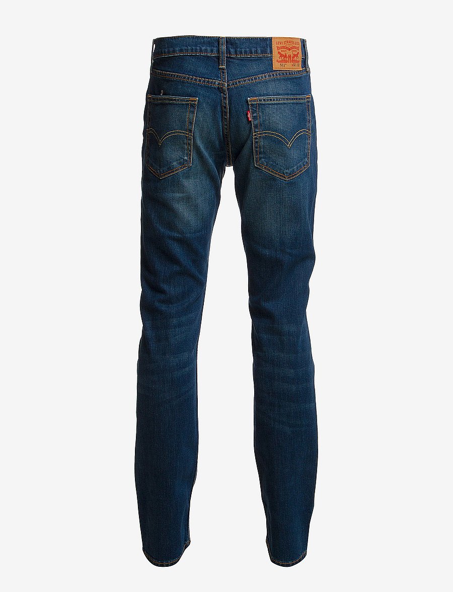 Levi's® - 511 SLIM THROTTLE - suorat farkut - dark indigo - worn in - 1