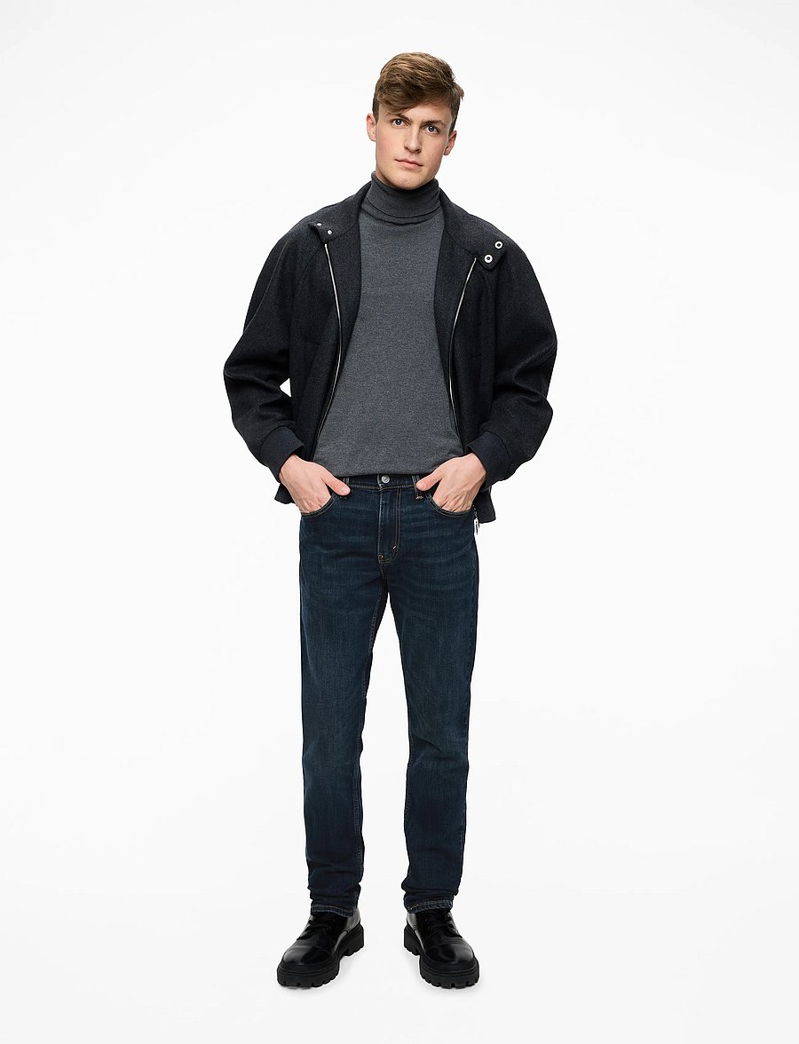 Levi's® - 511 SLIM SEQUOIA RT - kitsad teksad - dark indigo - worn in - 2