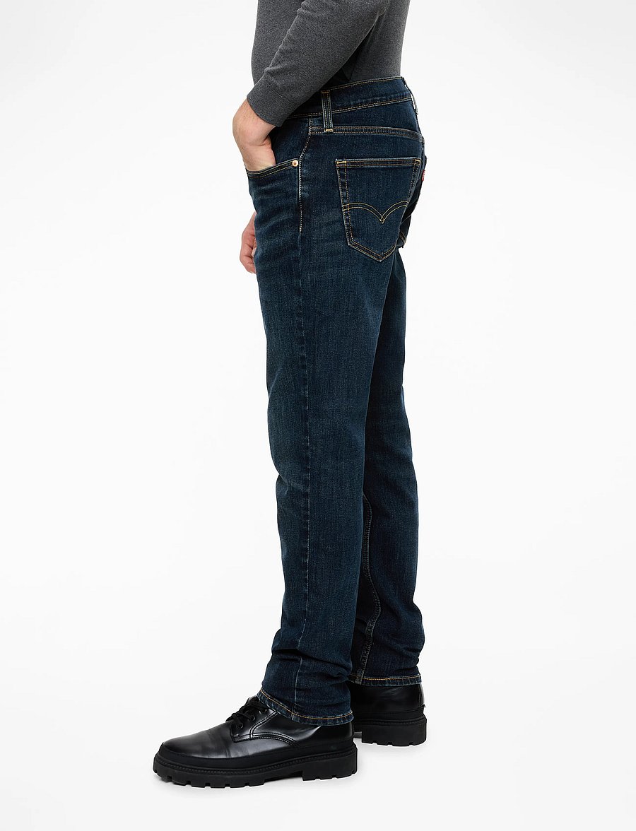 Levi's® - 511 SLIM SEQUOIA RT - kitsad teksad - dark indigo - worn in - 3