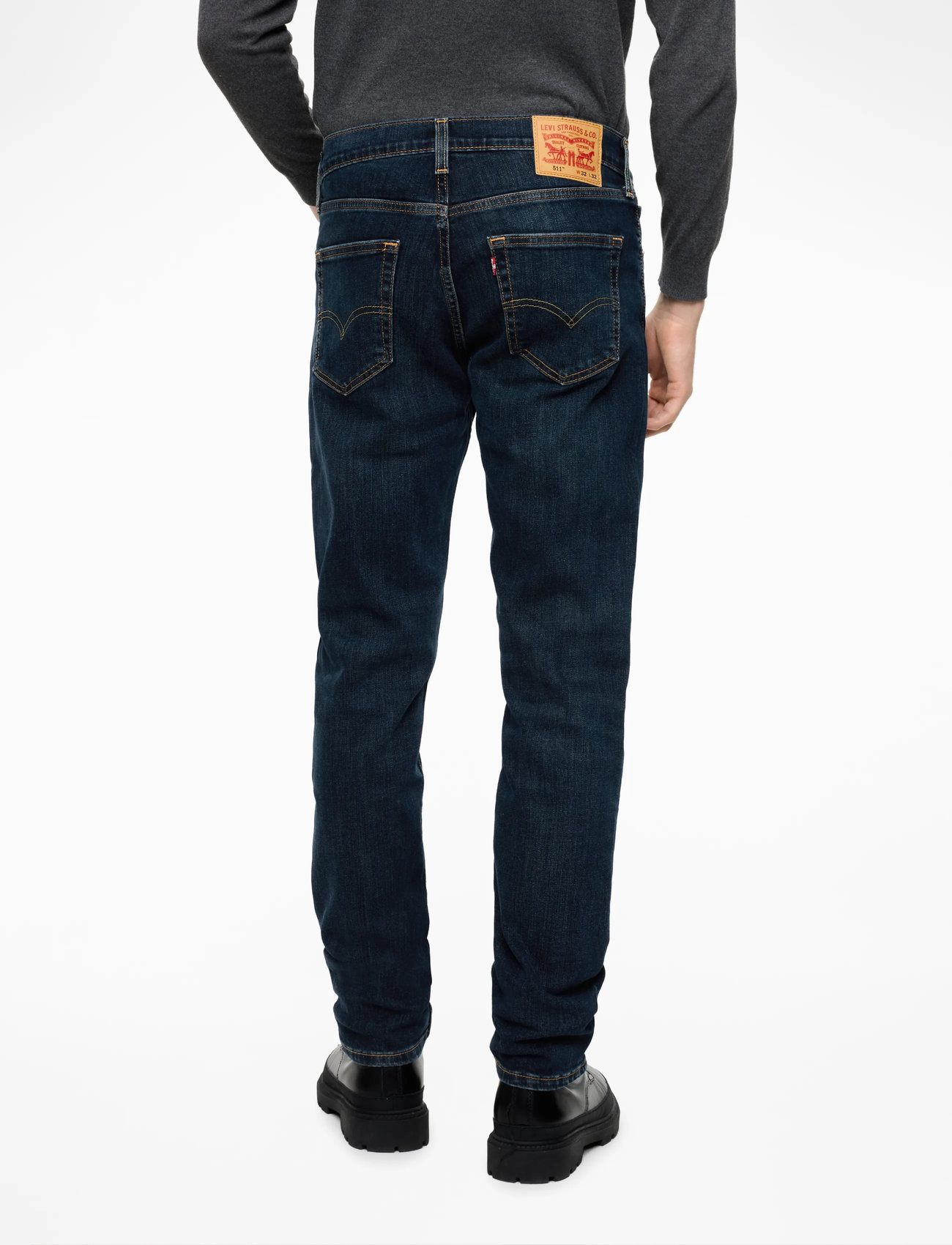 Levi's® - 511 SLIM SEQUOIA RT - slim jeans - dark indigo - worn in - 4