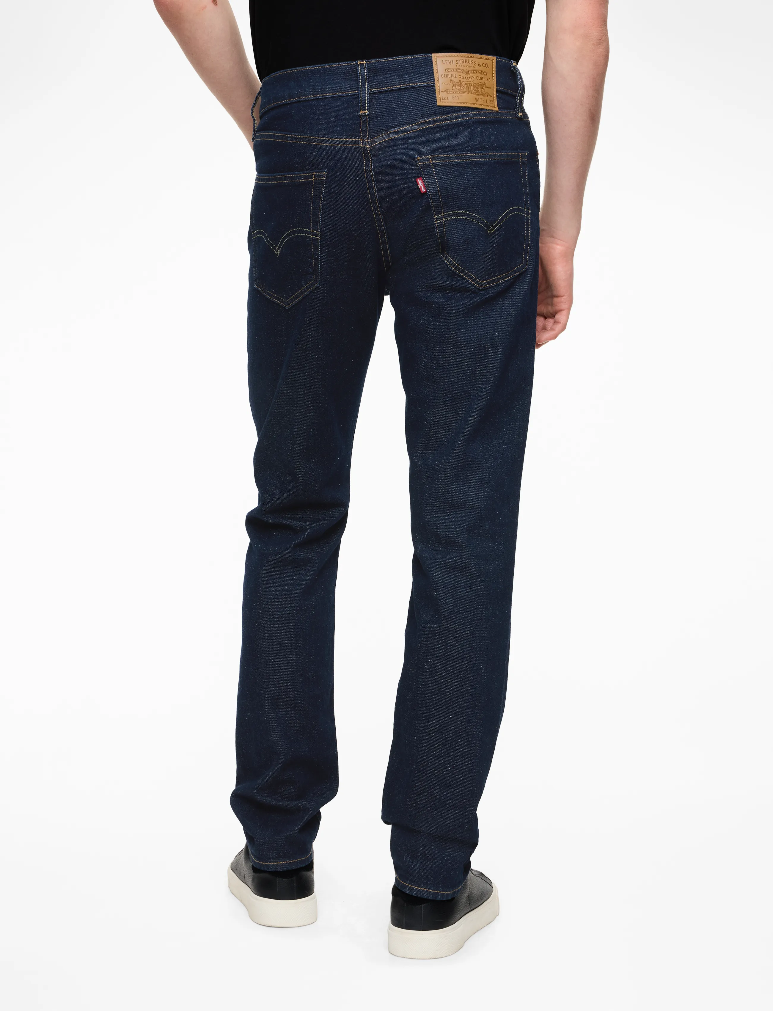 Levi's® - 511 SLIM ROCK COD - kitsad teksad - dark indigo - flat finish - 4