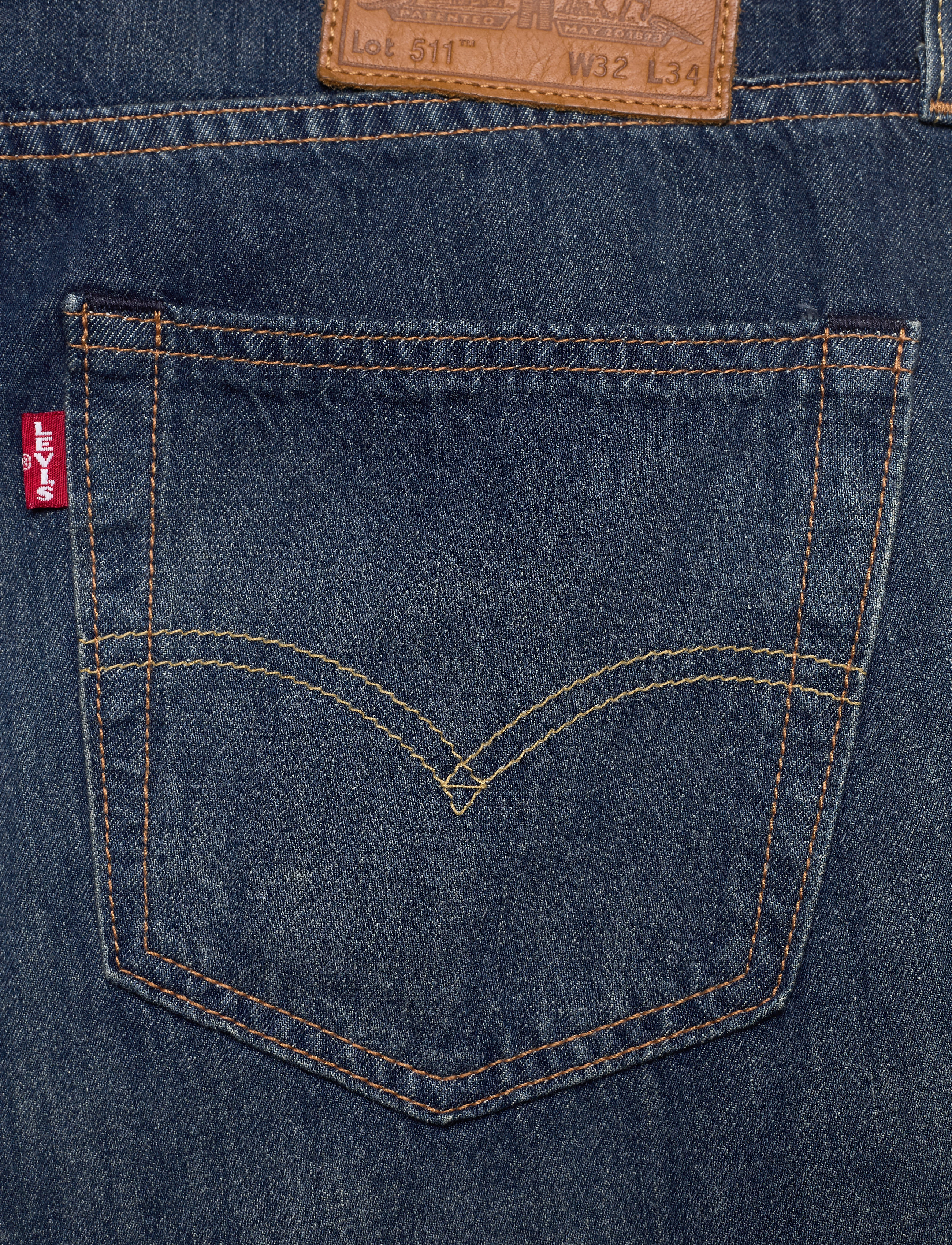 LEVI´S Men - 511 SLIM CIOCCOLATO COOL - dark indigo - worn in - 4