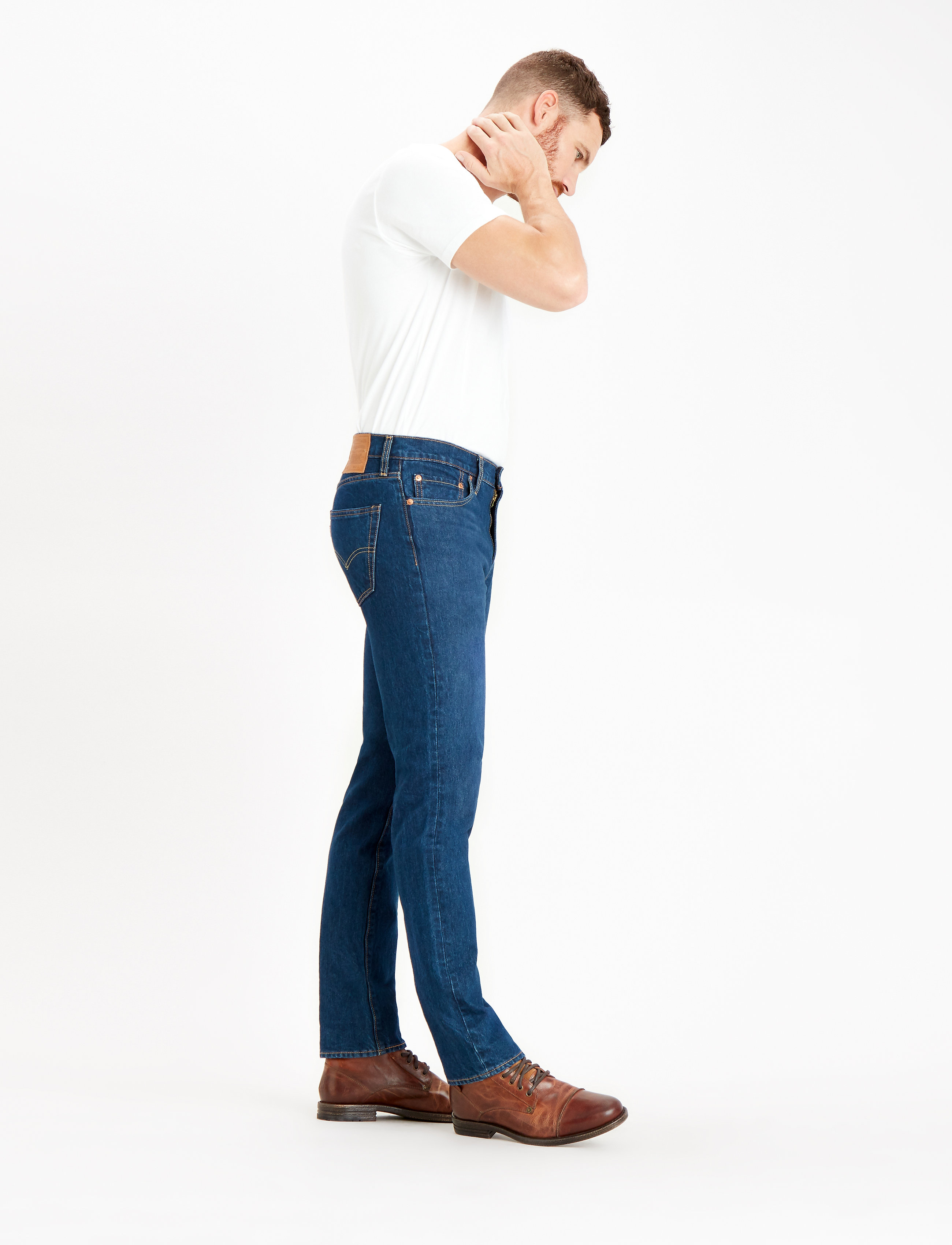 LEVI´S Men - 511 SLIM ORANGE SUNSET ADAPT - dark indigo - flat finish - 5