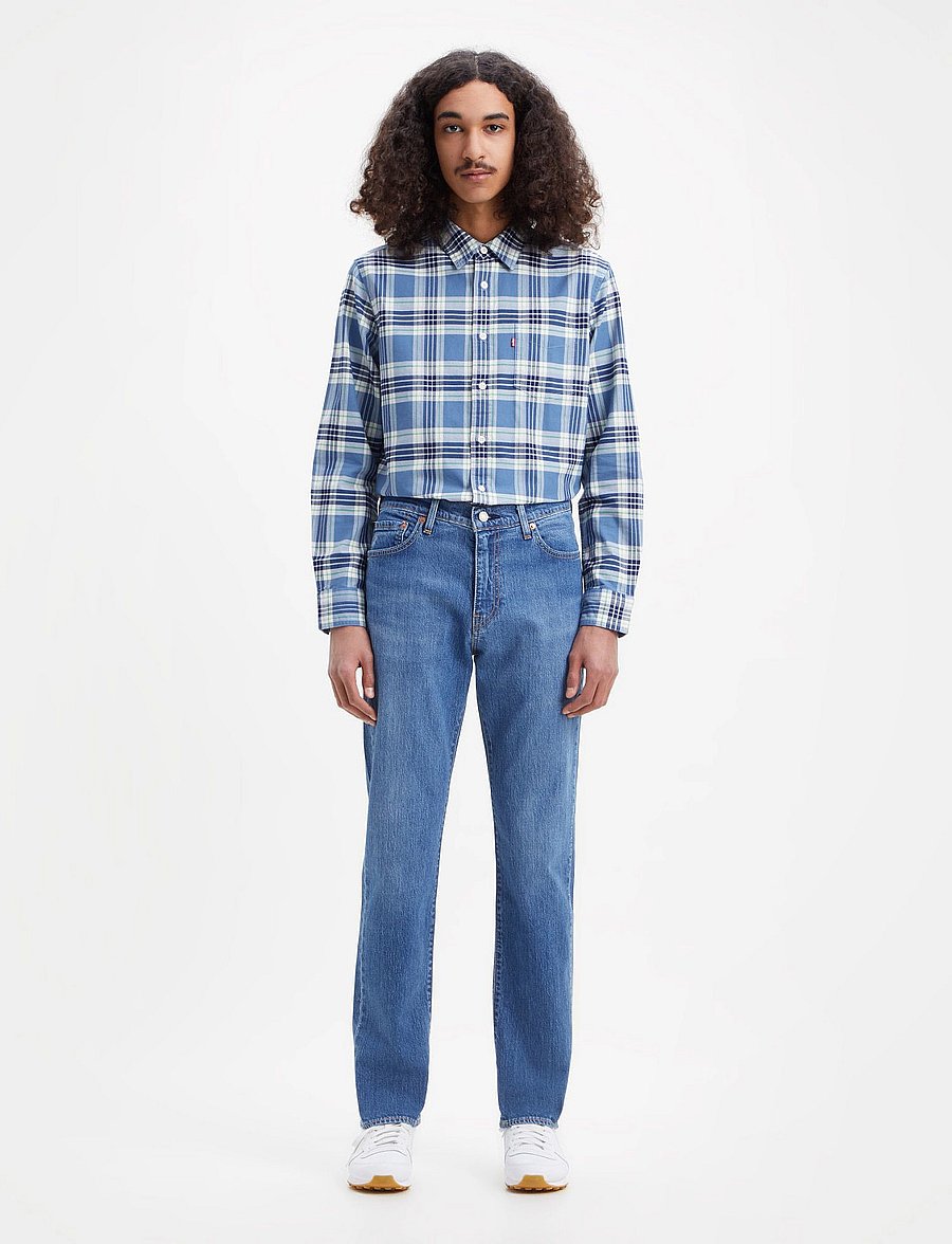 Levi's® - 511 SLIM EVERETT NIGHT OUT - kitsad teksad - dark indigo - worn in - 0