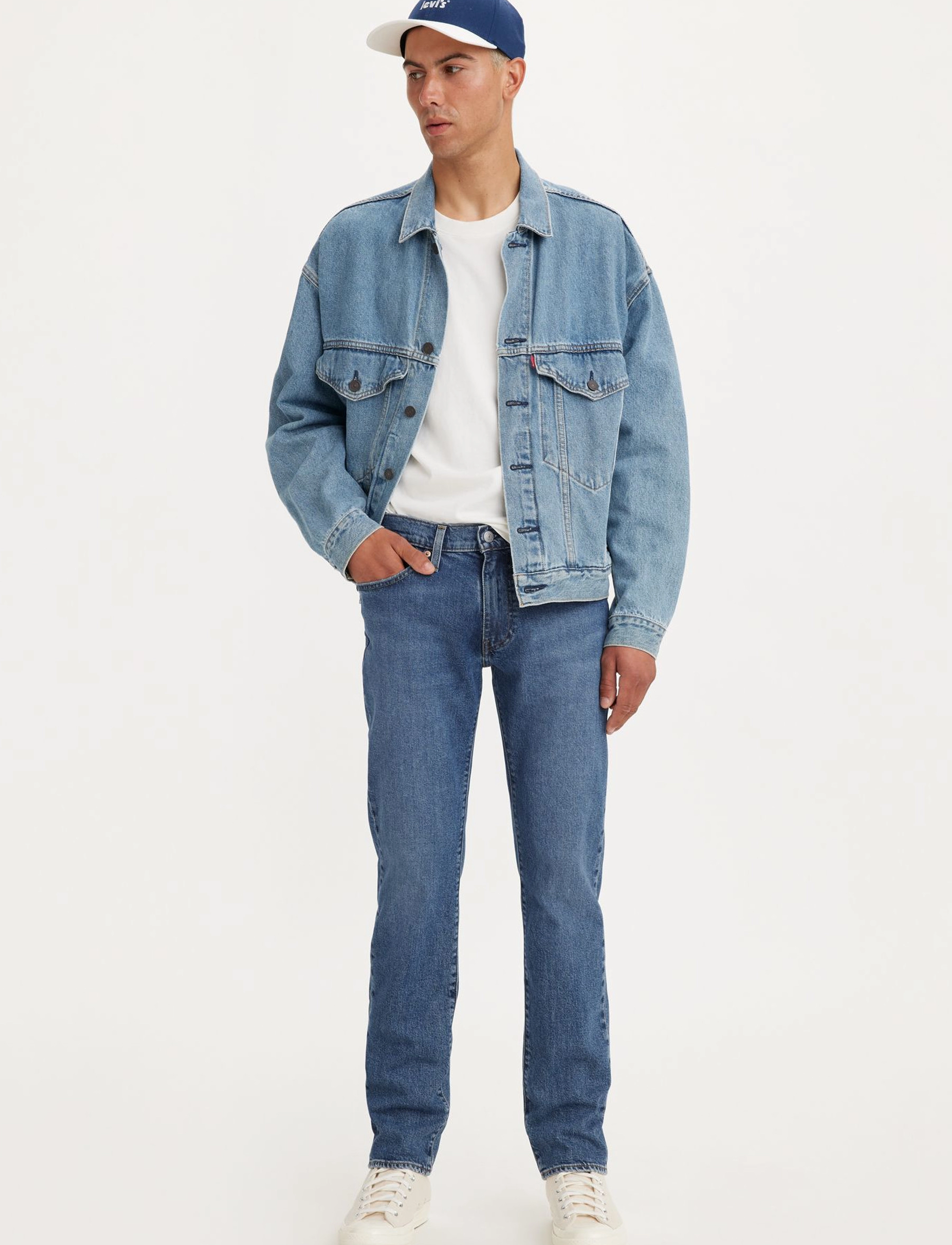 Levi's® - 511 SLIM EVERETT NIGHT OUT - kitsad teksad - dark indigo - worn in - 3