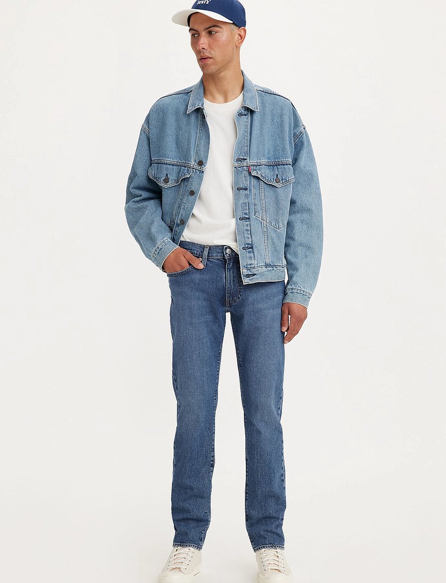 Levi's® - 511 SLIM EVERETT NIGHT OUT - kitsad teksad - dark indigo - worn in - 3