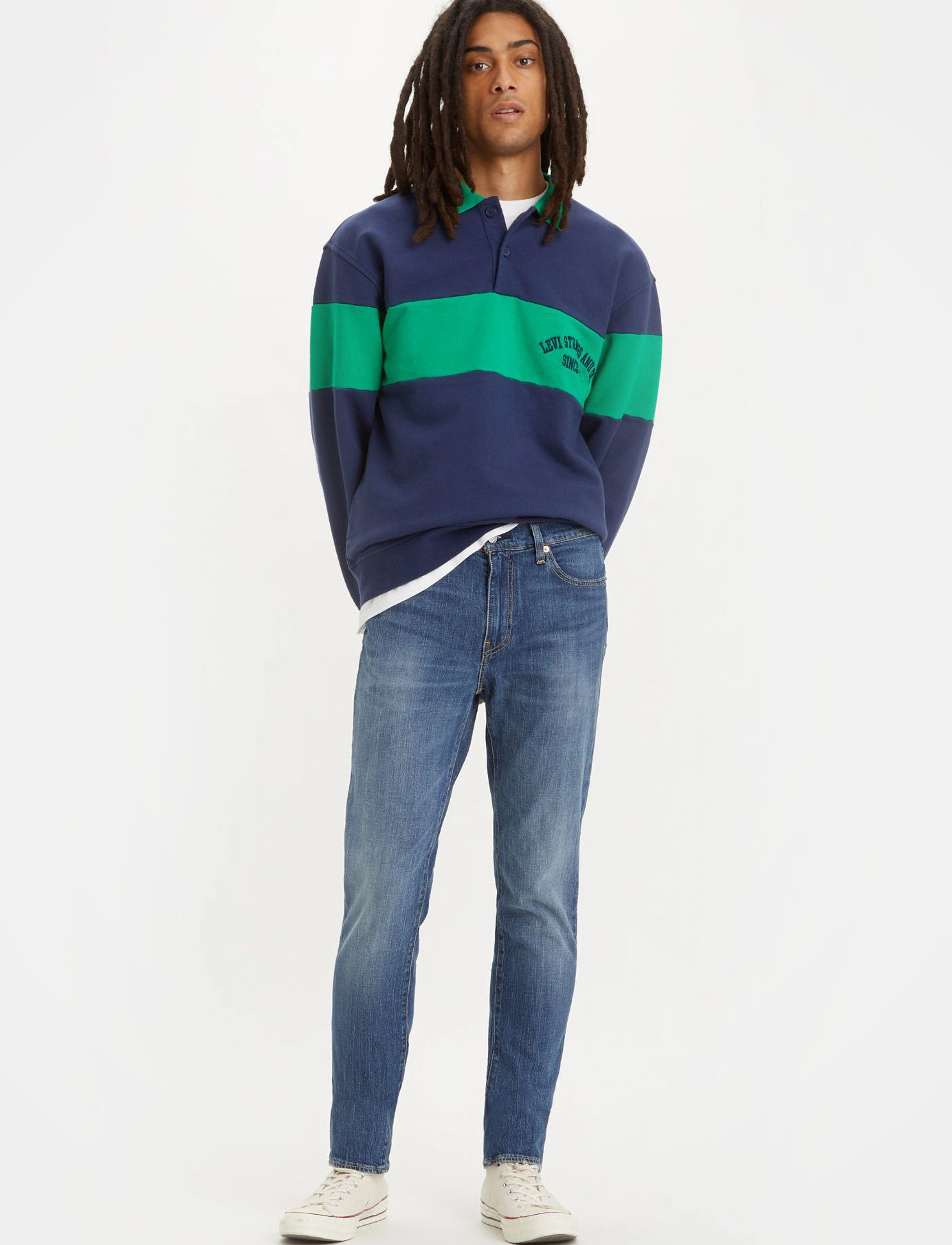 LEVI´S Men - 511 SLIM SHITAKE - med indigo - worn in - 3