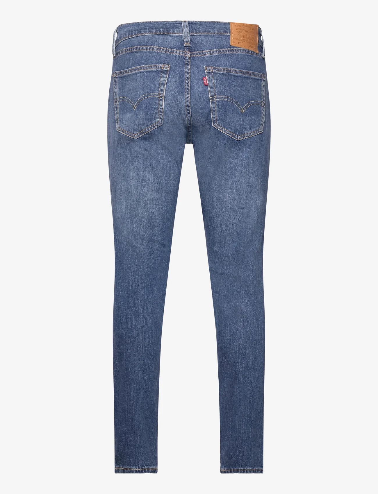 LEVI´S Men - 511 SLIM NICE AND SIMPLE - kitsad teksad - med indigo - worn in - 1
