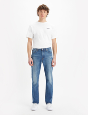 LEVI´S Men - 511 SLIM NICE AND SIMPLE - kitsad teksad - med indigo - worn in - 3