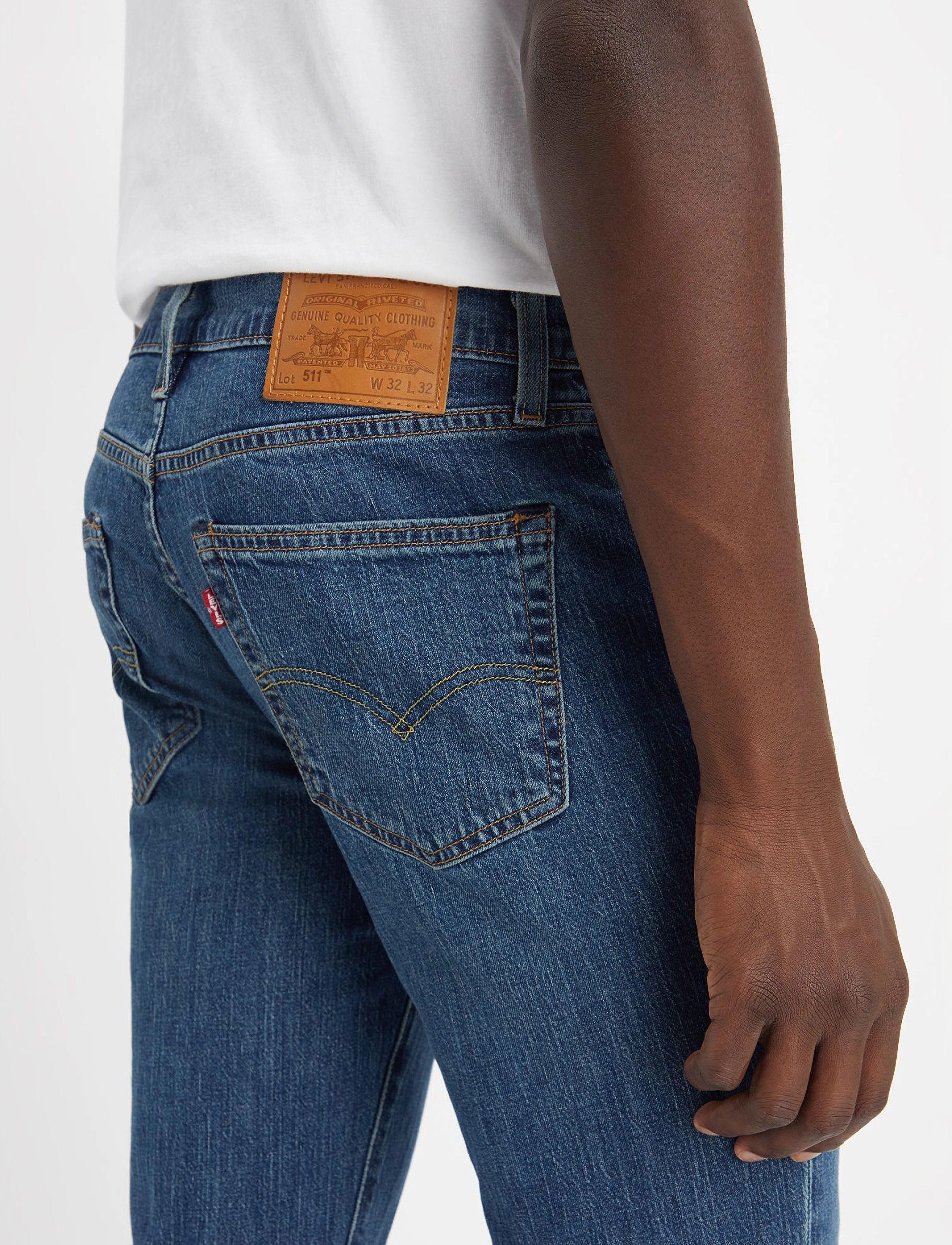 LEVI´S Men - 511 SLIM WHOOP - dark indigo - flat finish - 5