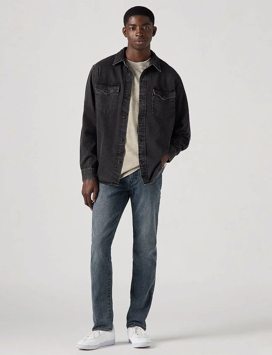 Levi's® - 511 SLIM ROGUE WAVES - aptempti džinsai - blues - 0
