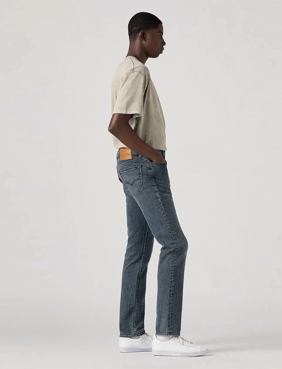 Levi's® - 511 SLIM ROGUE WAVES - aptempti džinsai - blues - 3