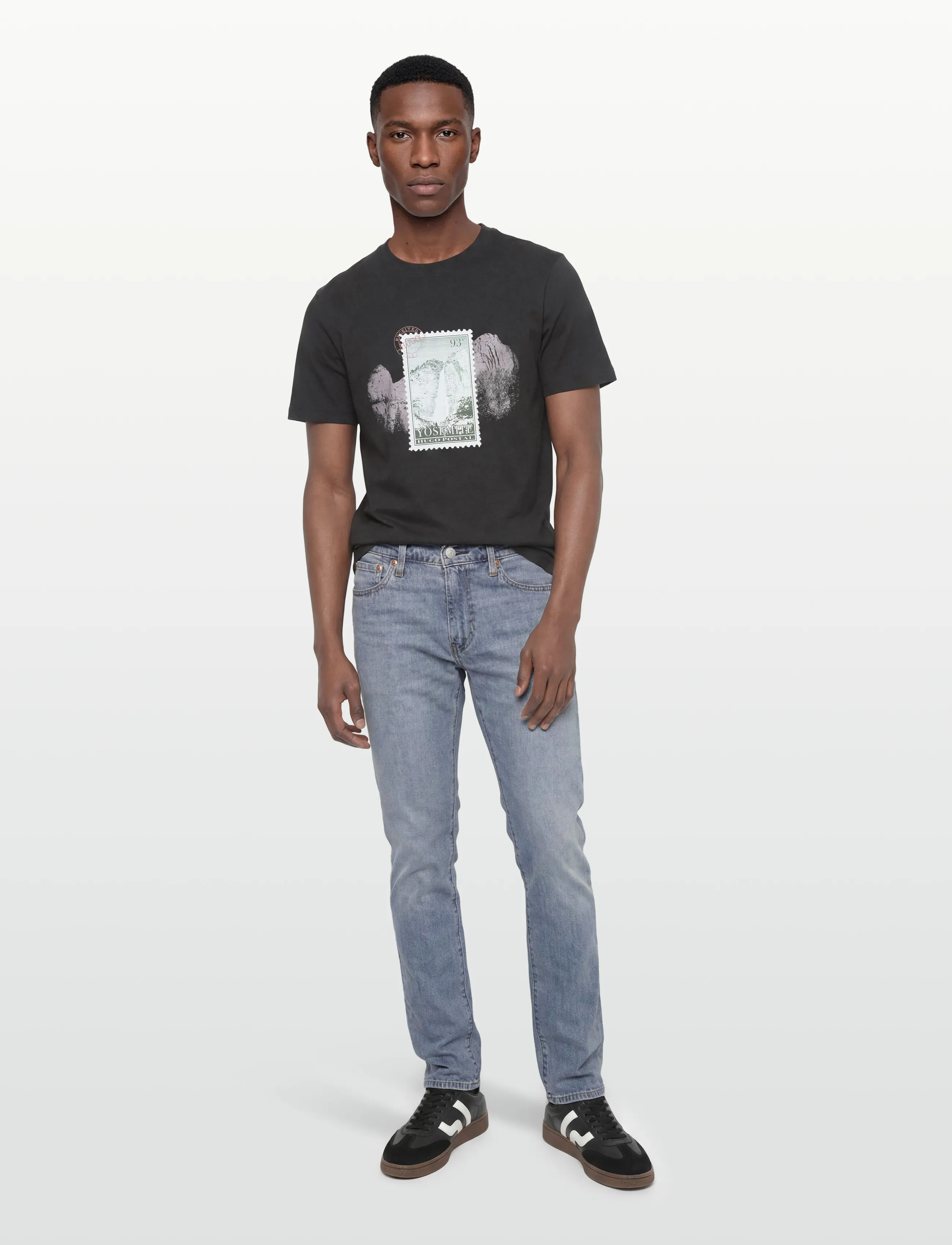 Levi's® 511 SLIM ON THE HORIZON LTWT - Aptempti džinsai - LIGHT INDIGO - WORN IN / blue